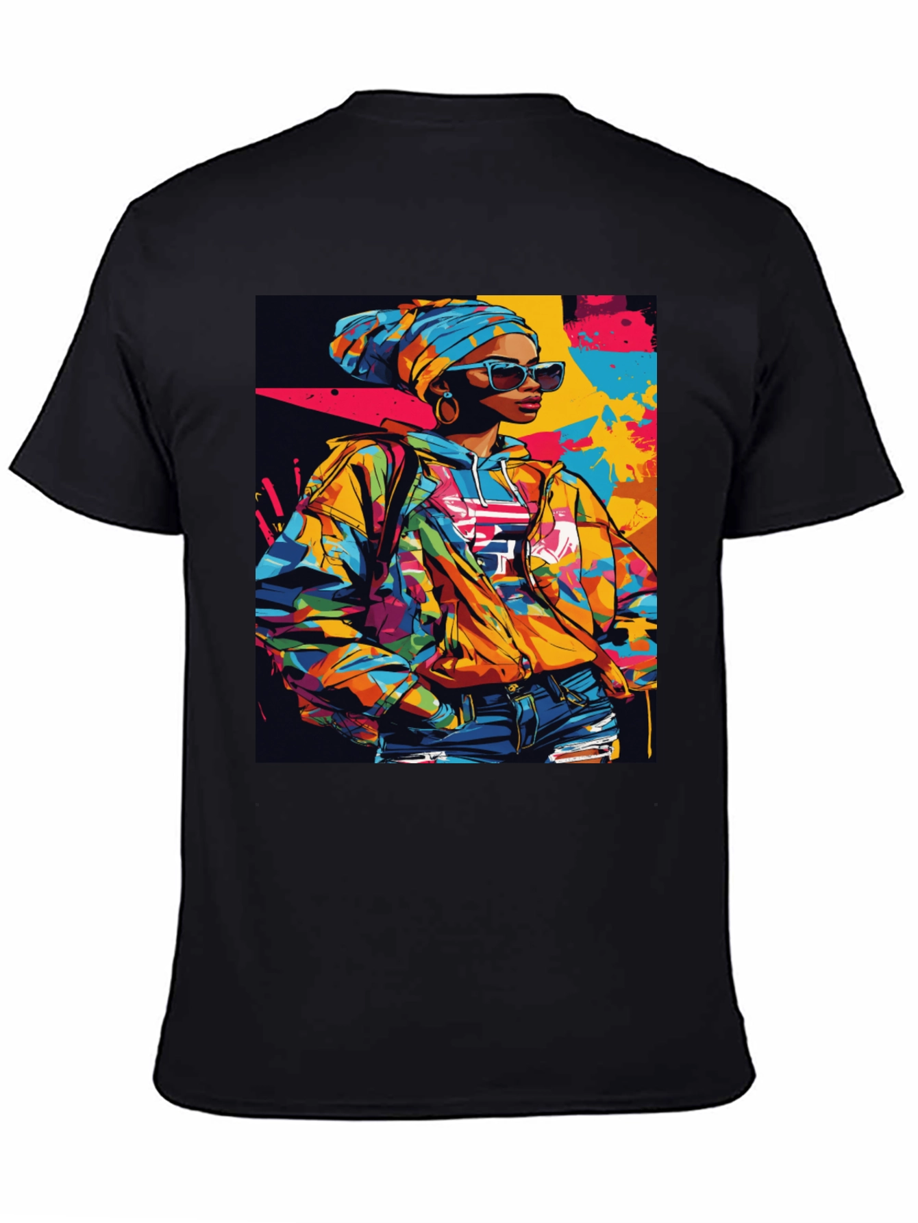 Vibrant Afro-Inspired Graphic Tee - Stylish Streetwear
