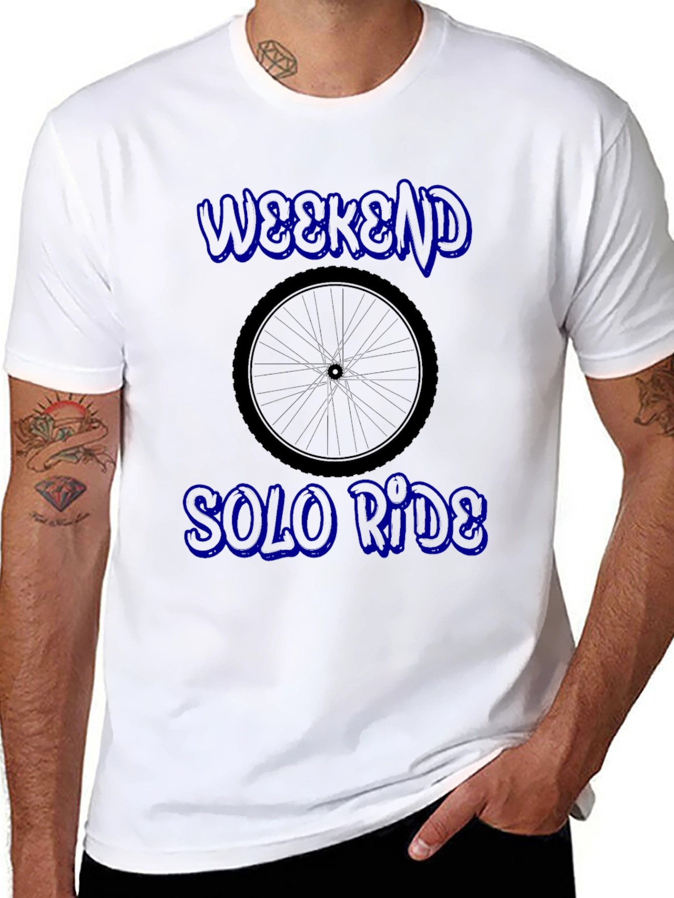 Weekend Solo Ride Black T-Shirt