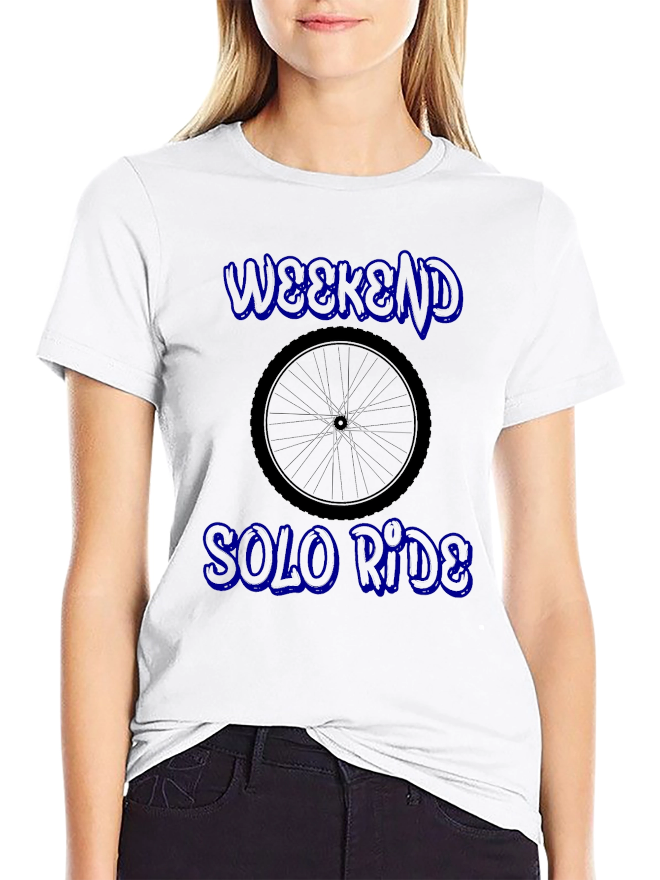 Weekend Solo Ride Black T-Shirt
