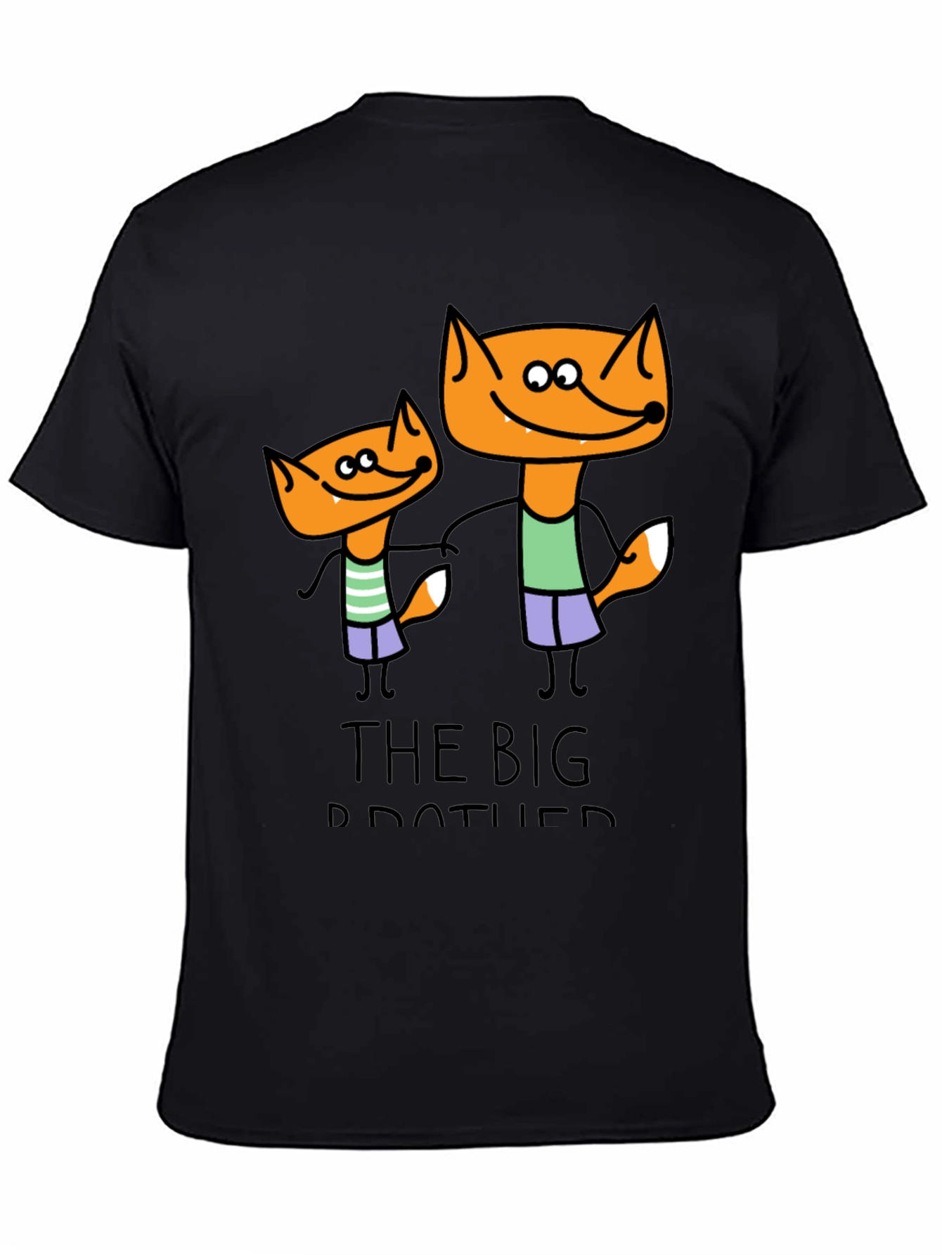 Big Brother Fox Cartoon T-Shirt