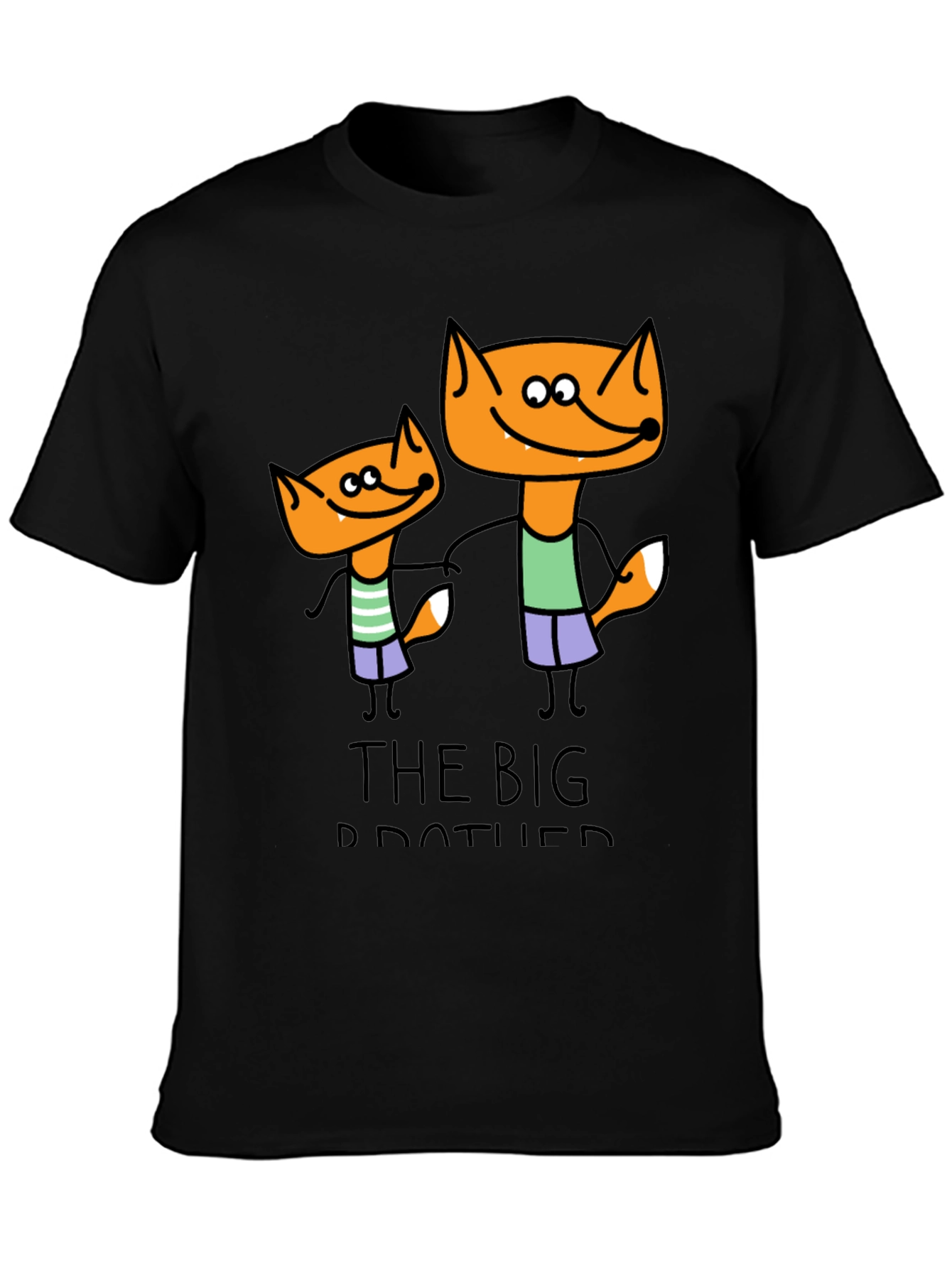 Big Brother Fox Cartoon T-Shirt
