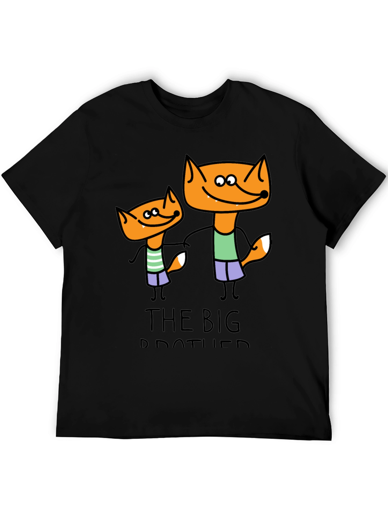 Big Brother Fox Cartoon T-Shirt