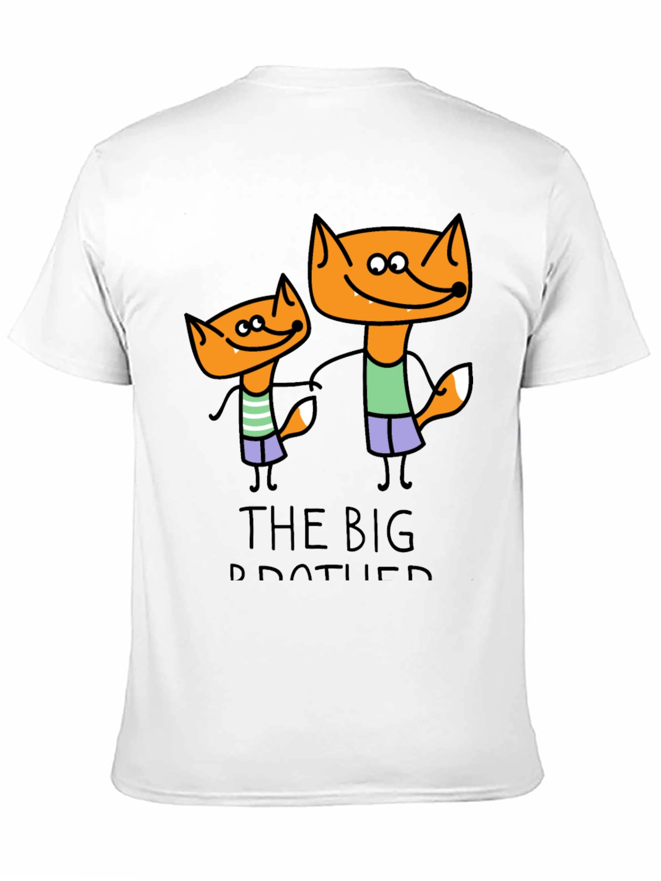 Big Brother Fox Cartoon T-Shirt
