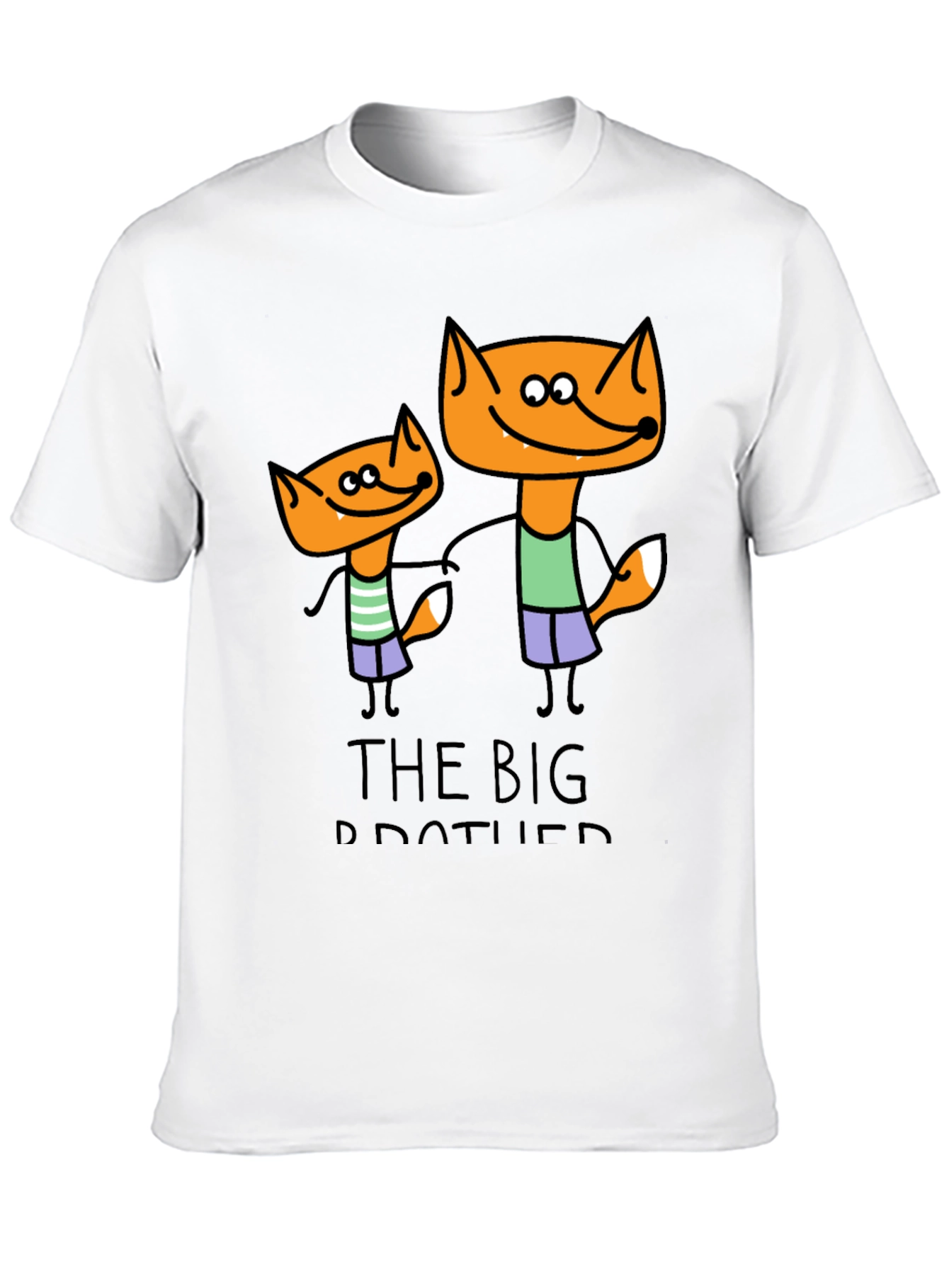 Big Brother Fox Cartoon T-Shirt