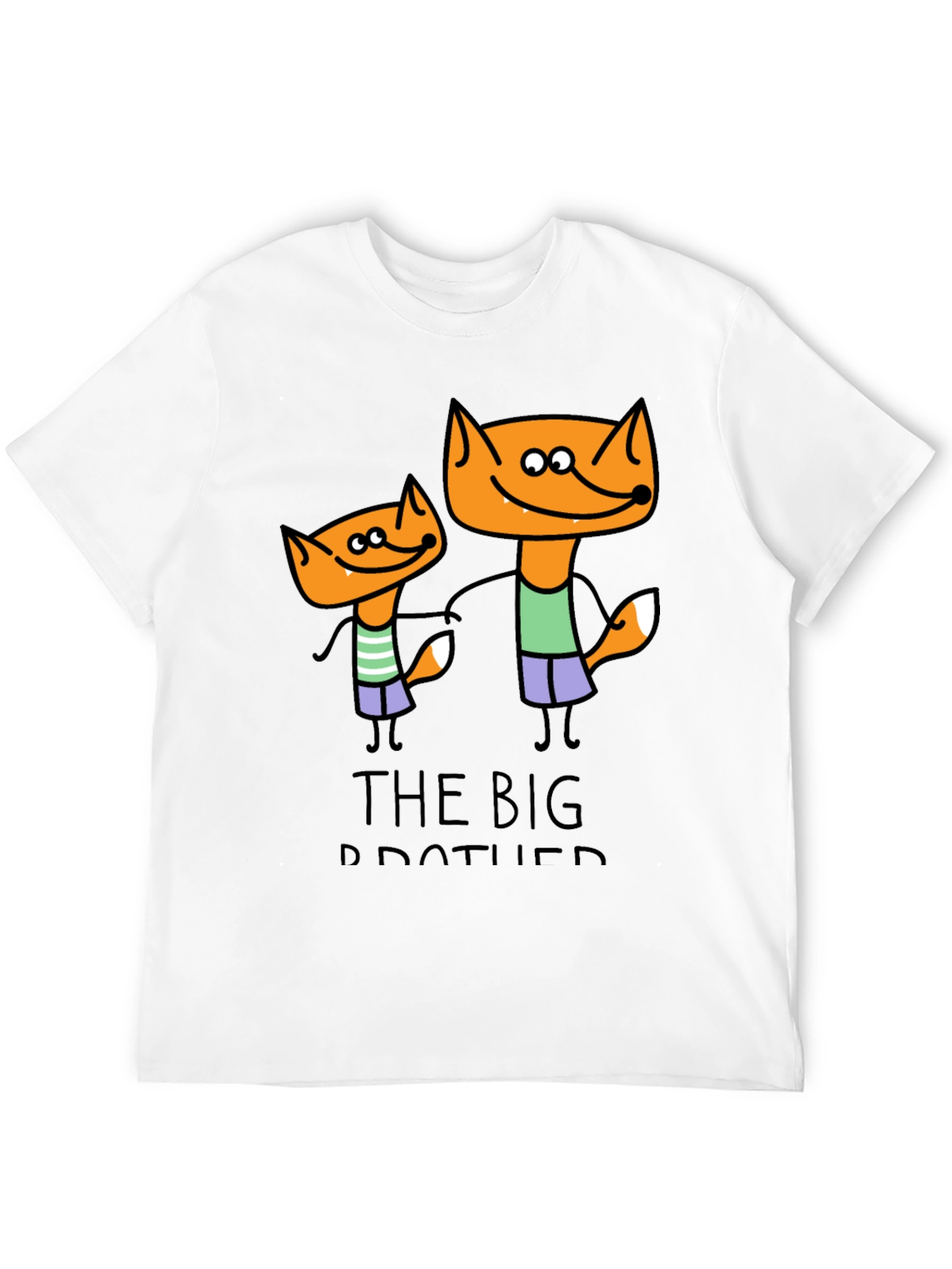 Big Brother Fox Cartoon T-Shirt