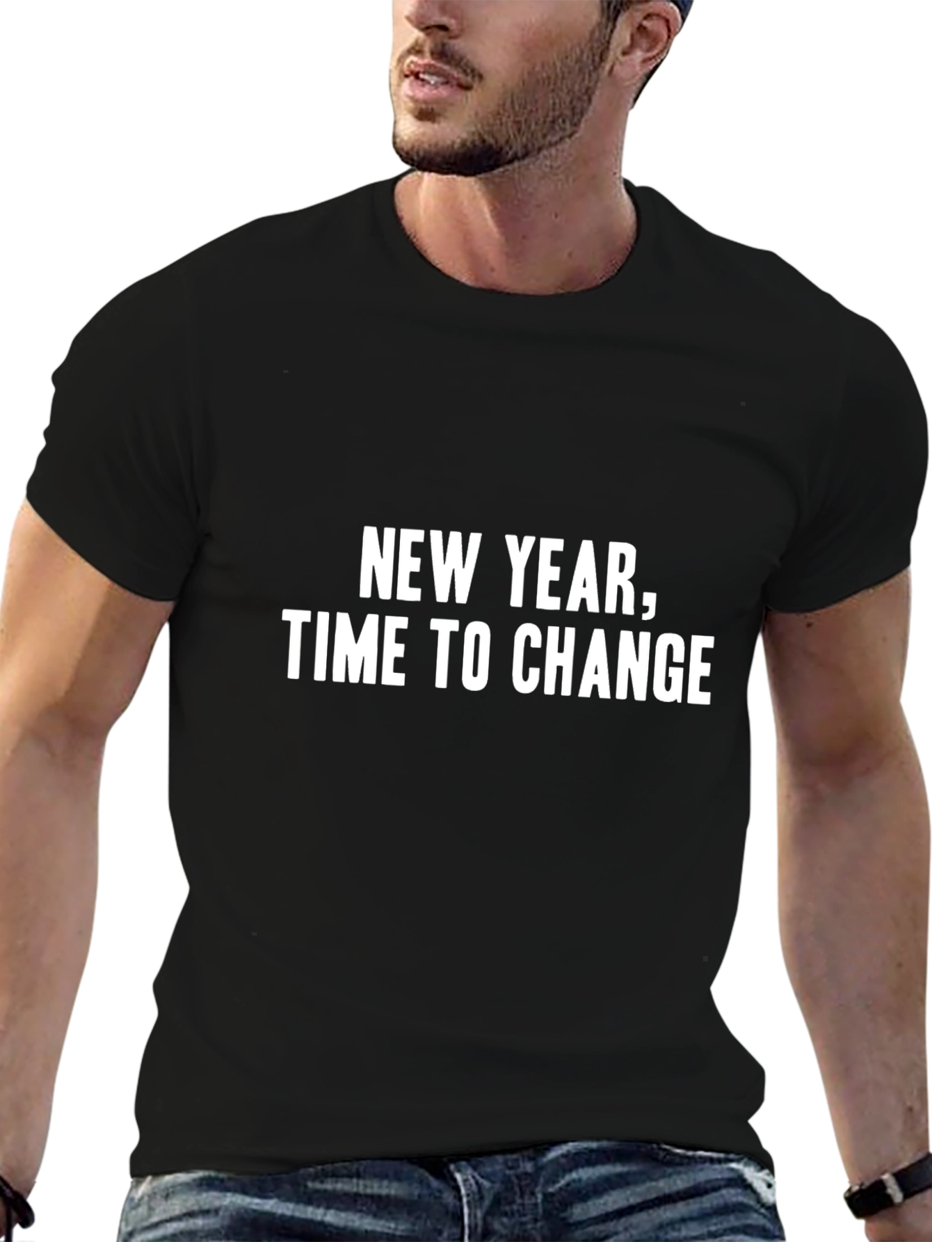 New Year Time to Change Graphic T-Shirt