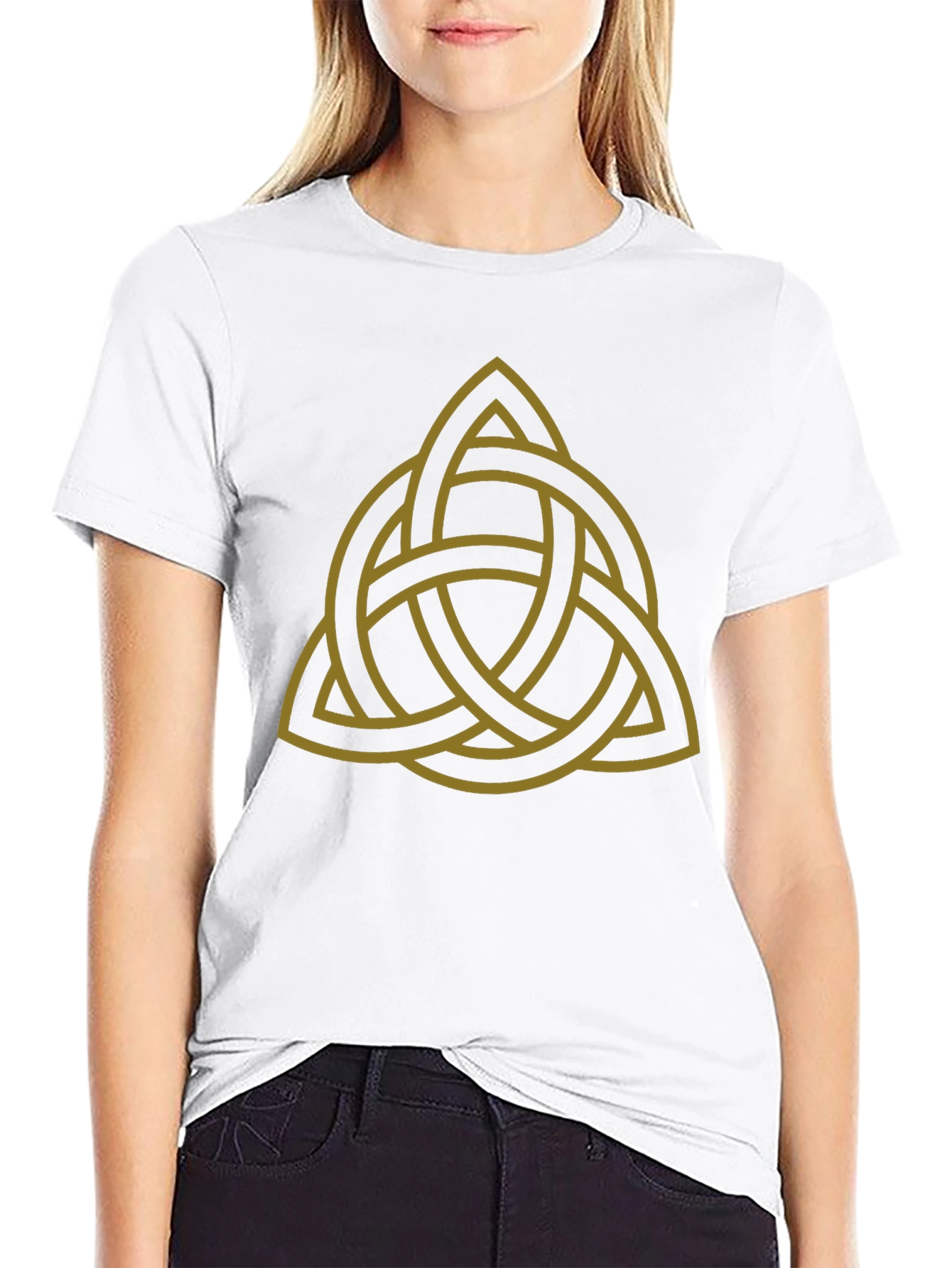Celtic Knot Graphic Tee - Stylish Black T-Shirt