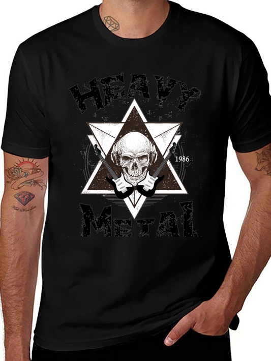 Heavy Metal Skull T-Shirt
