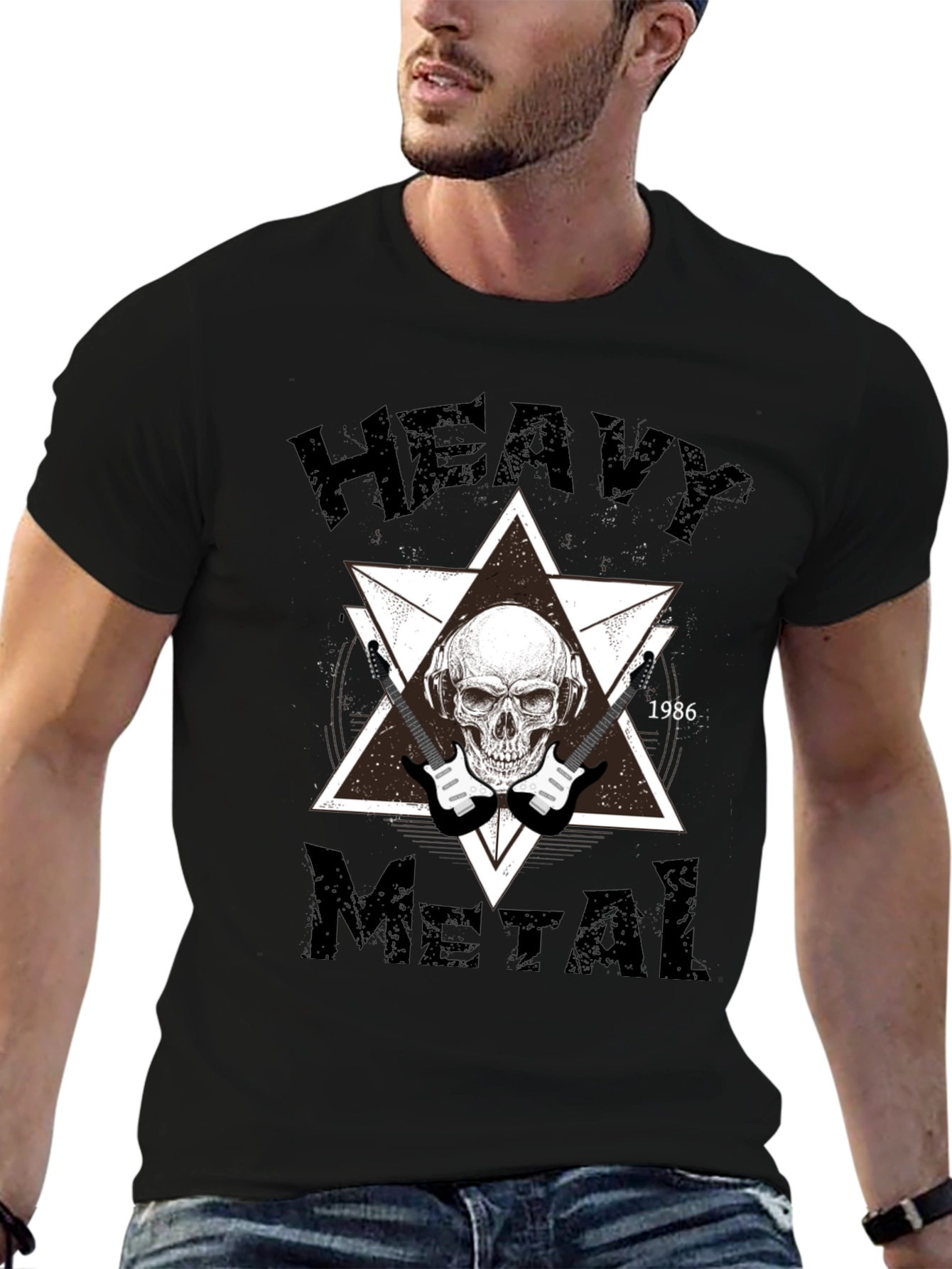 Heavy Metal Skull T-Shirt