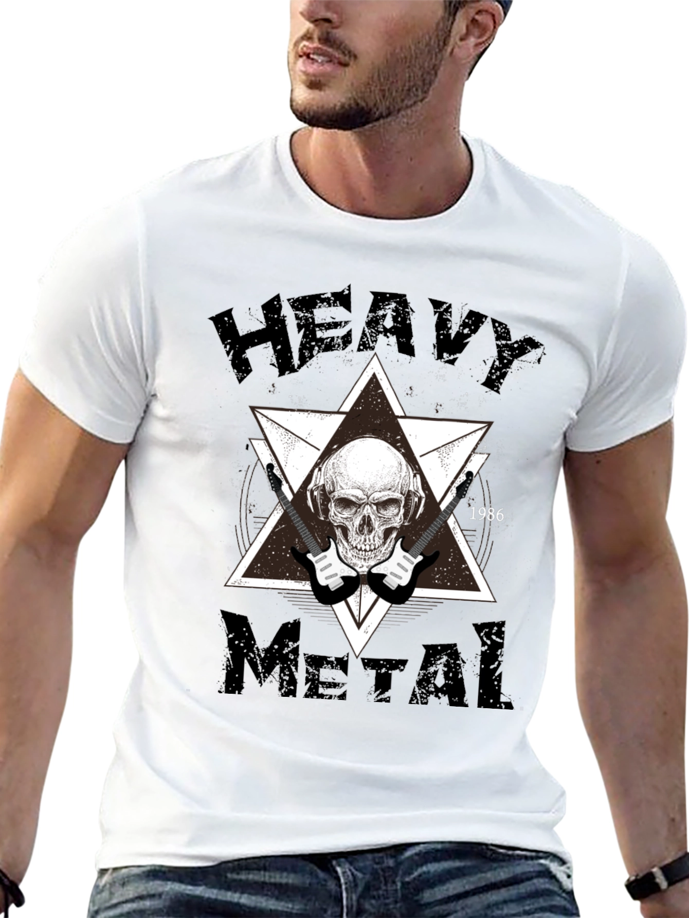 Heavy Metal Skull T-Shirt