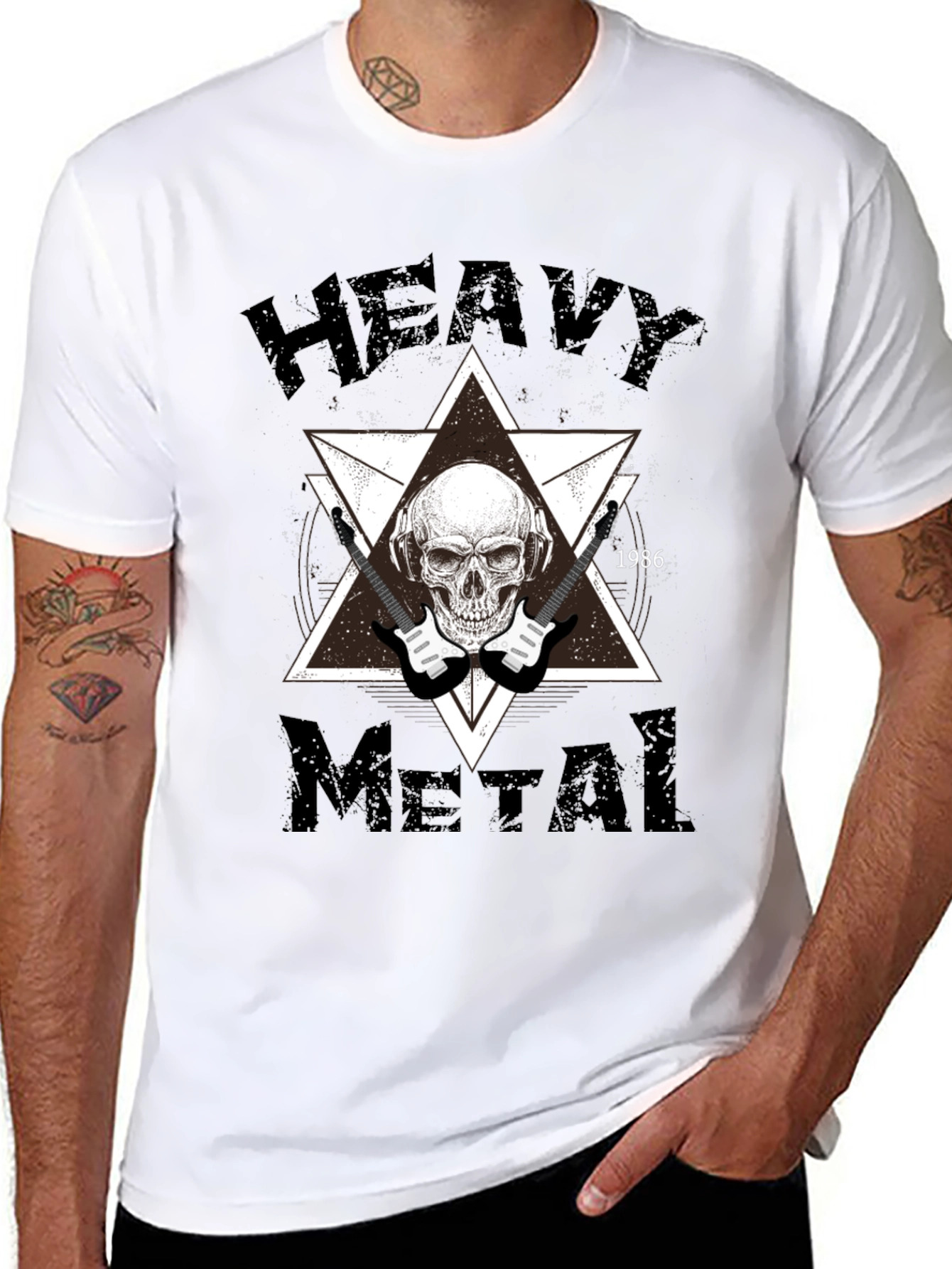 Heavy Metal Skull T-Shirt