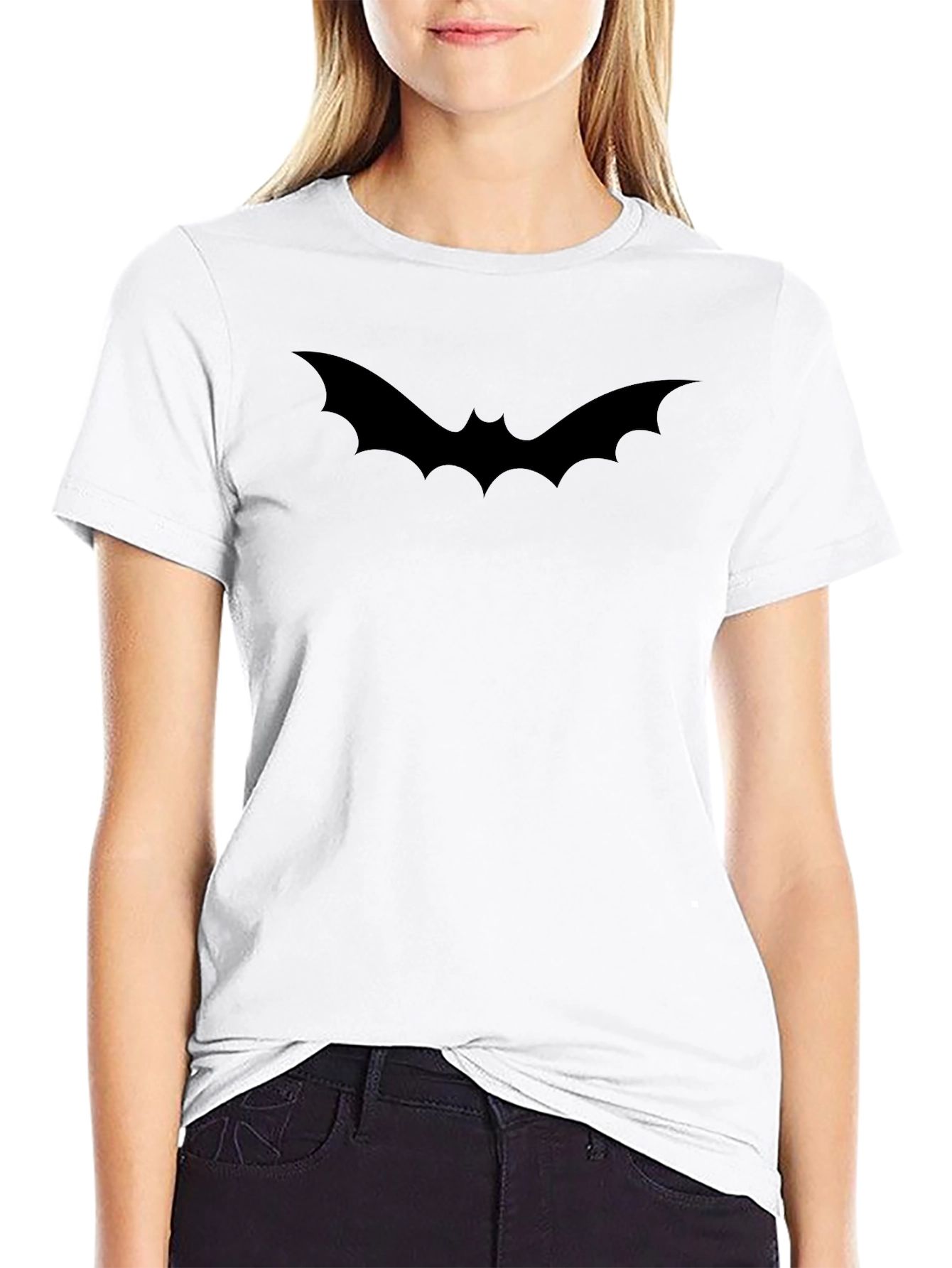 Black Batman Logo T-Shirt