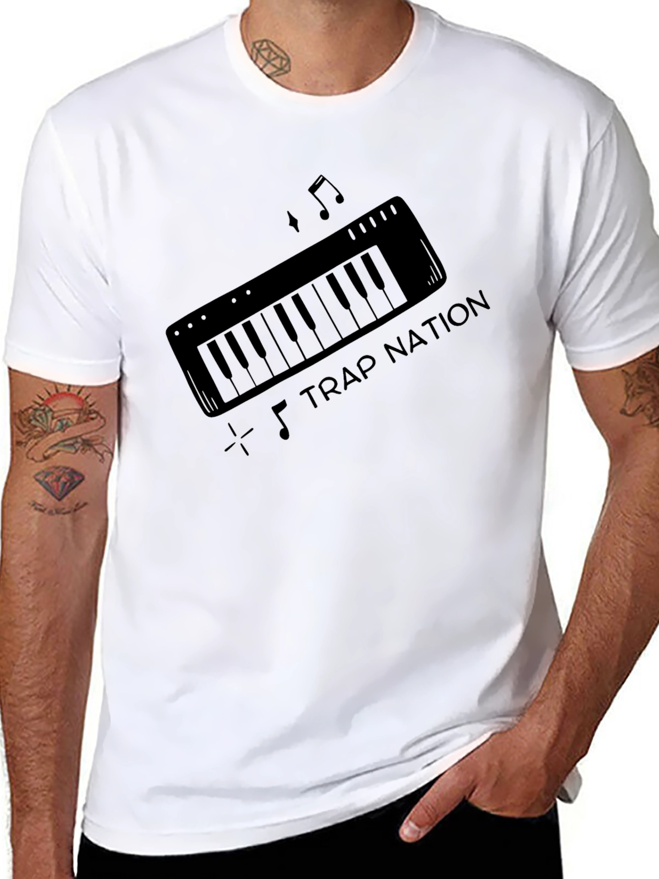Trap Nation Music Keyboard T-Shirt