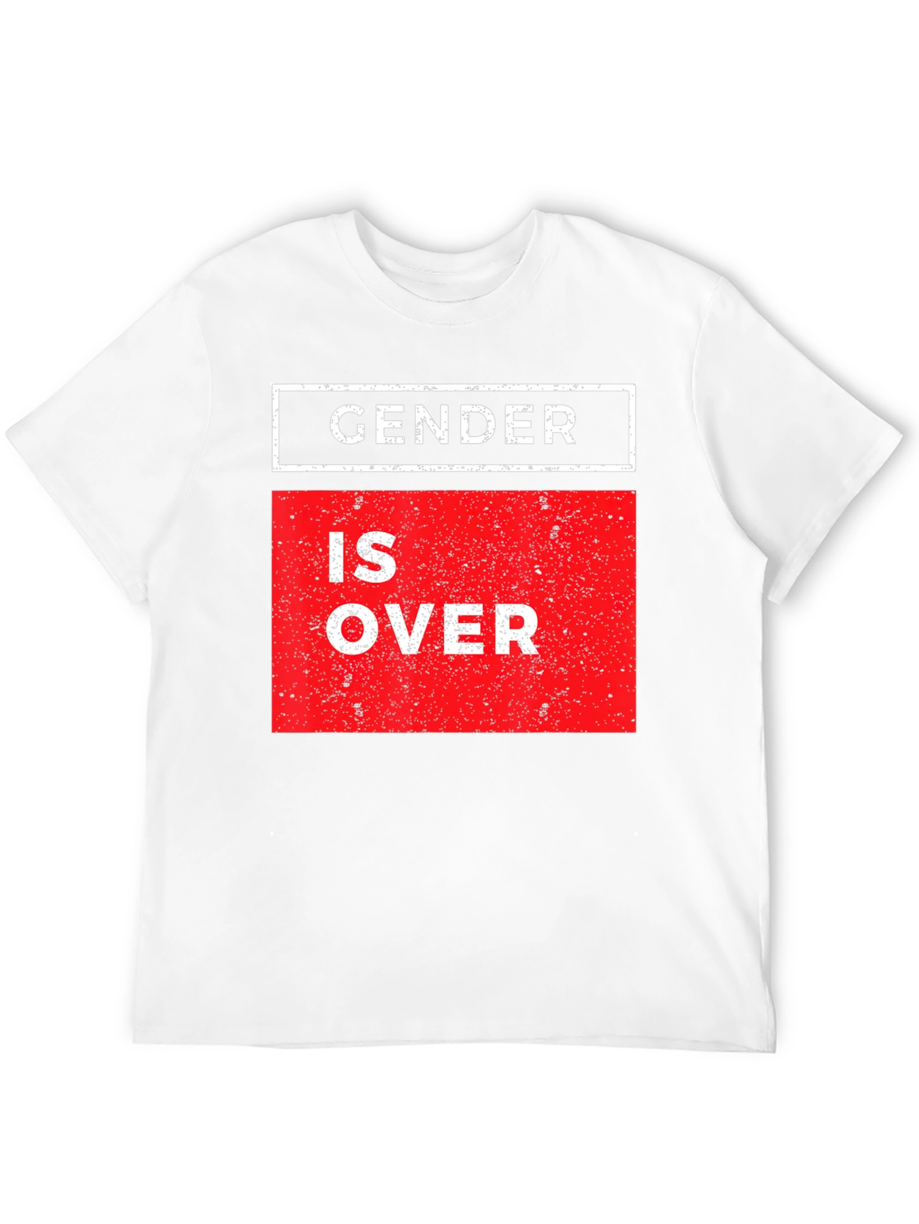 Gender is Over Graphic Tee - Unisex Black T-Shirt