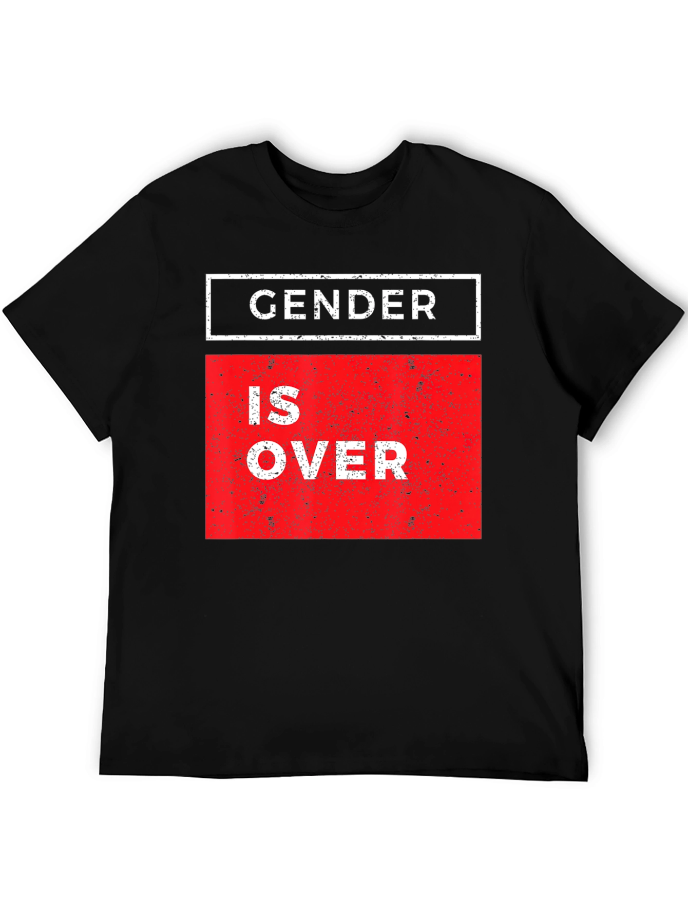 Gender is Over Graphic Tee - Unisex Black T-Shirt