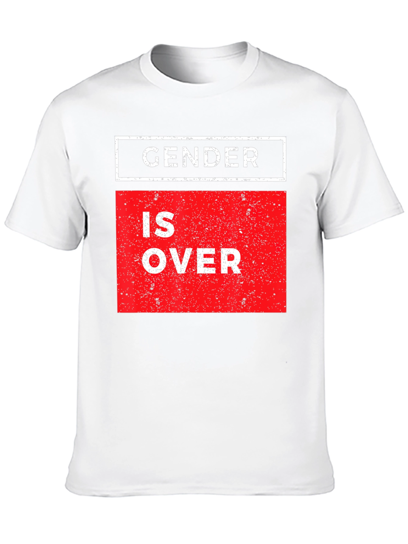Gender is Over Graphic Tee - Unisex Black T-Shirt
