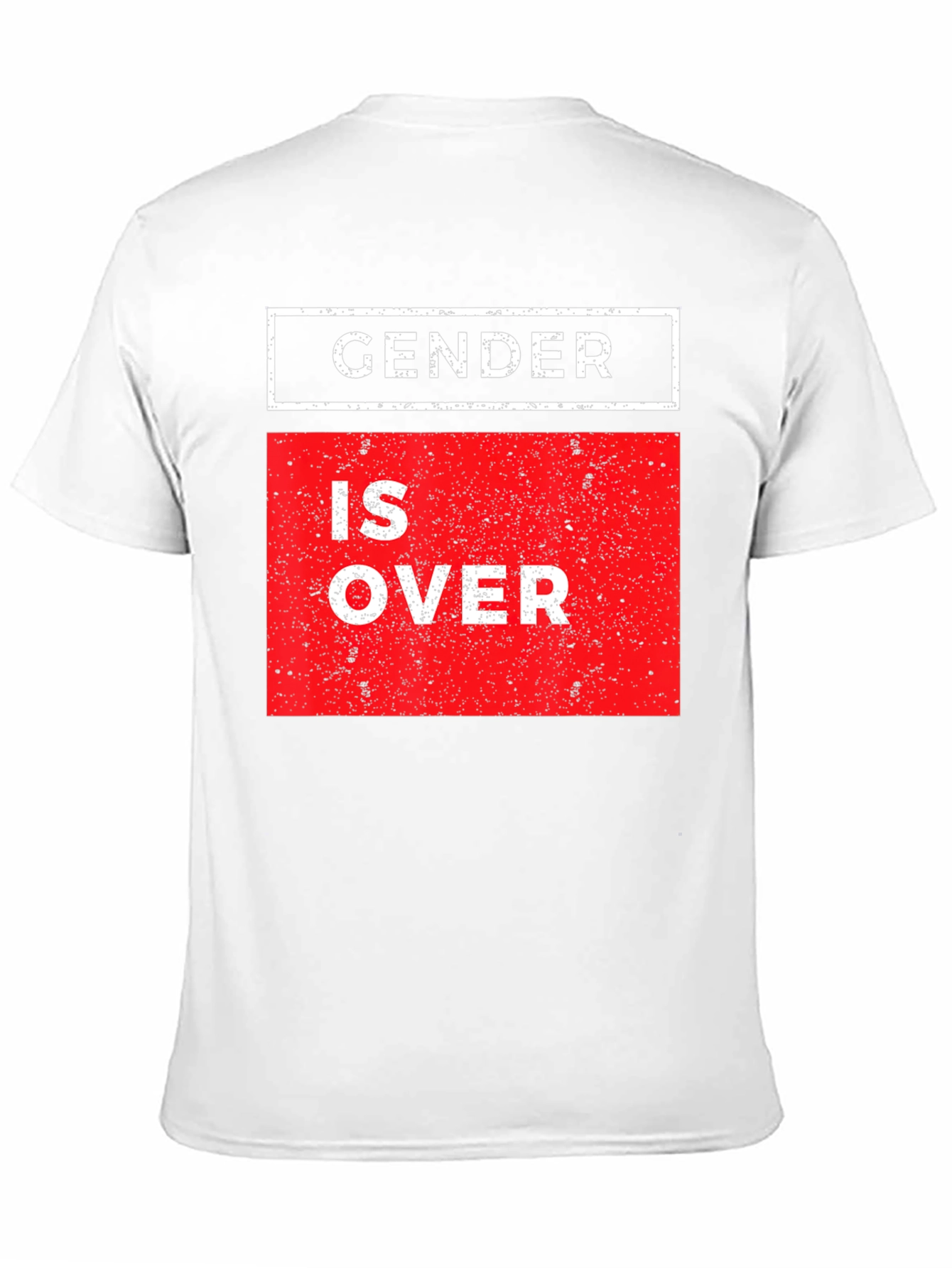 Gender is Over Graphic Tee - Unisex Black T-Shirt