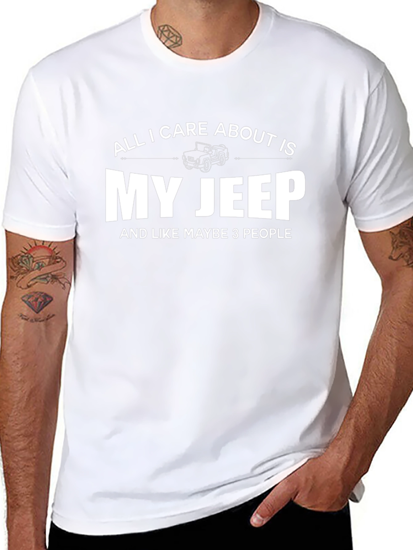 All I Care About is My Jeep T-Shirt