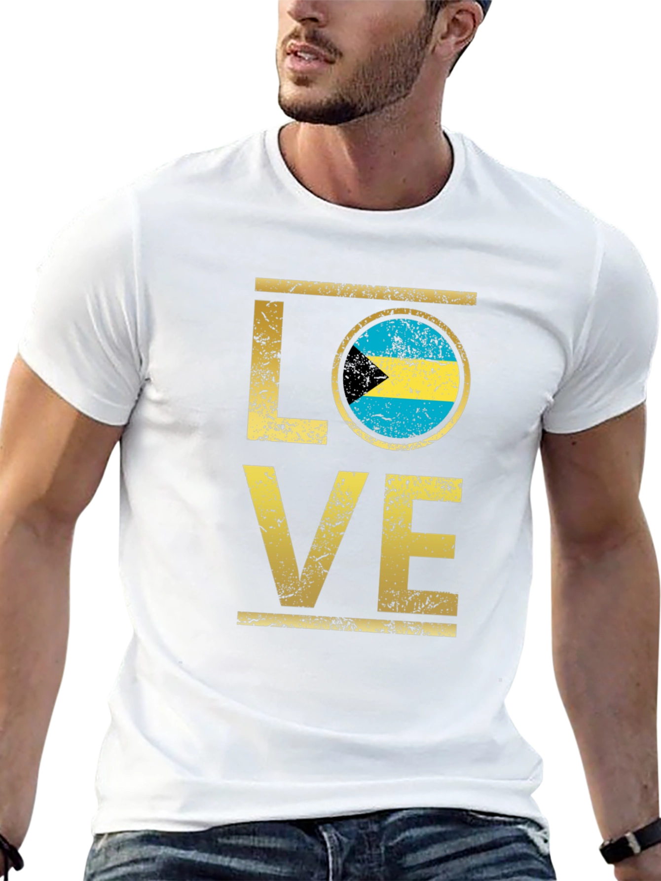 Bahamas LOVE T-Shirt - National Pride Tee