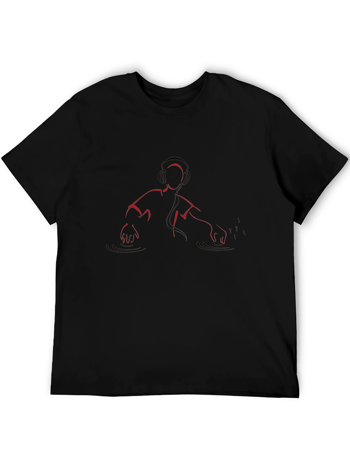 DJ Graphic Tee - Minimalist Style