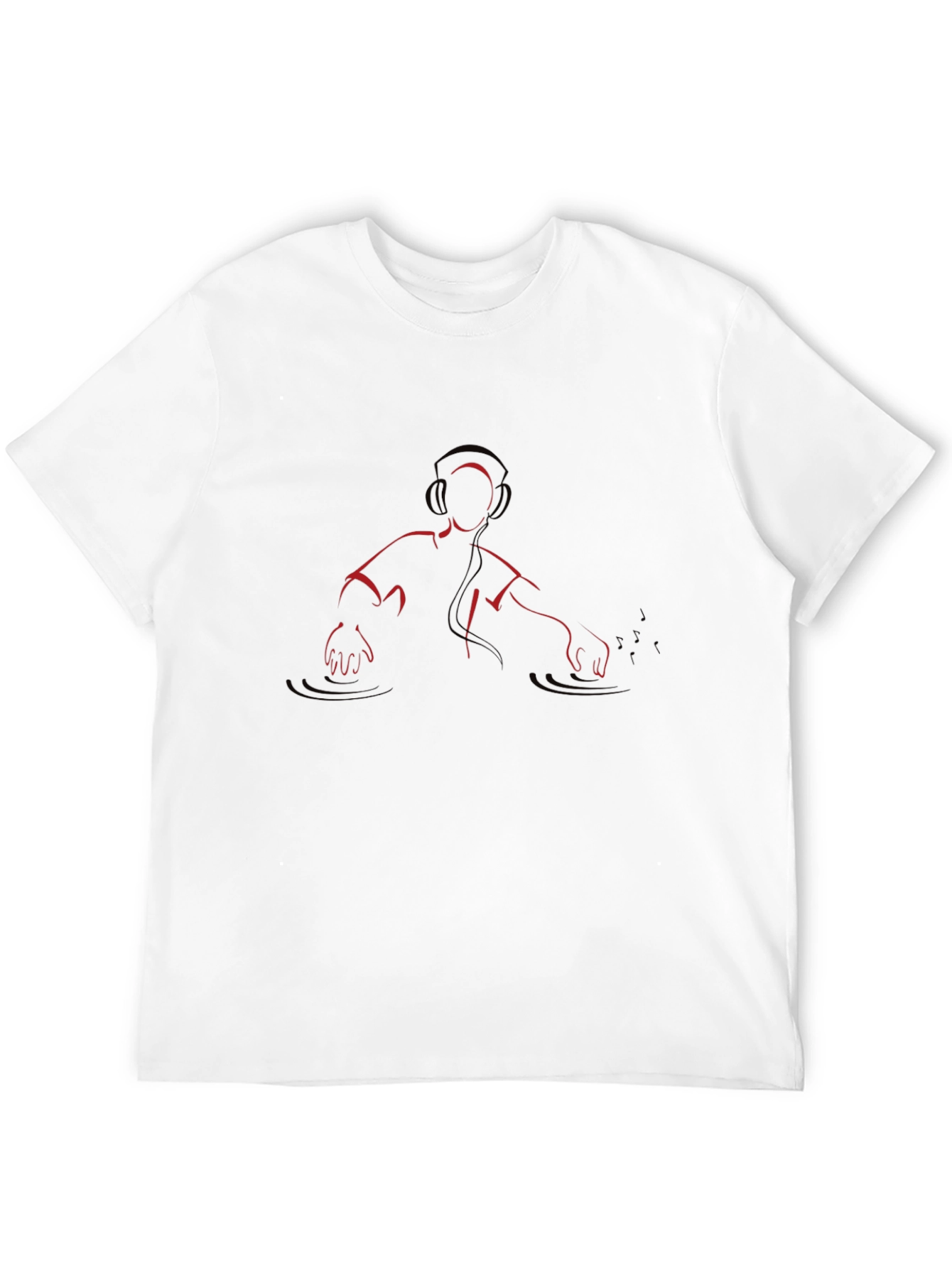 DJ Graphic Tee - Minimalist Style