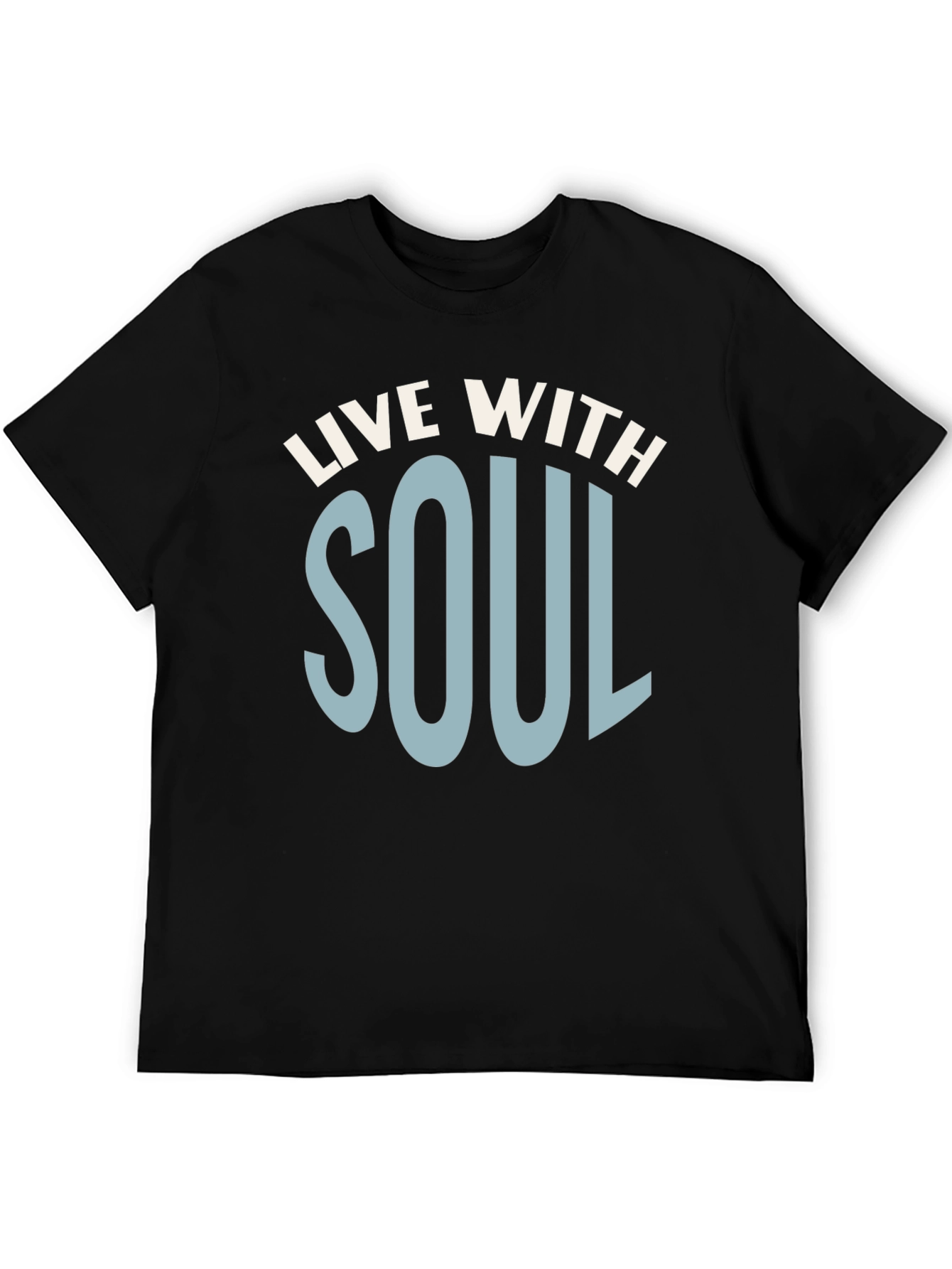 Live With Soul Graphic T-Shirt - Black