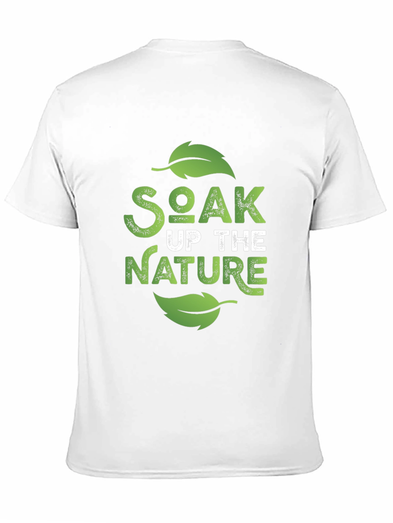 Soak Up The Nature Black Graphic Tee