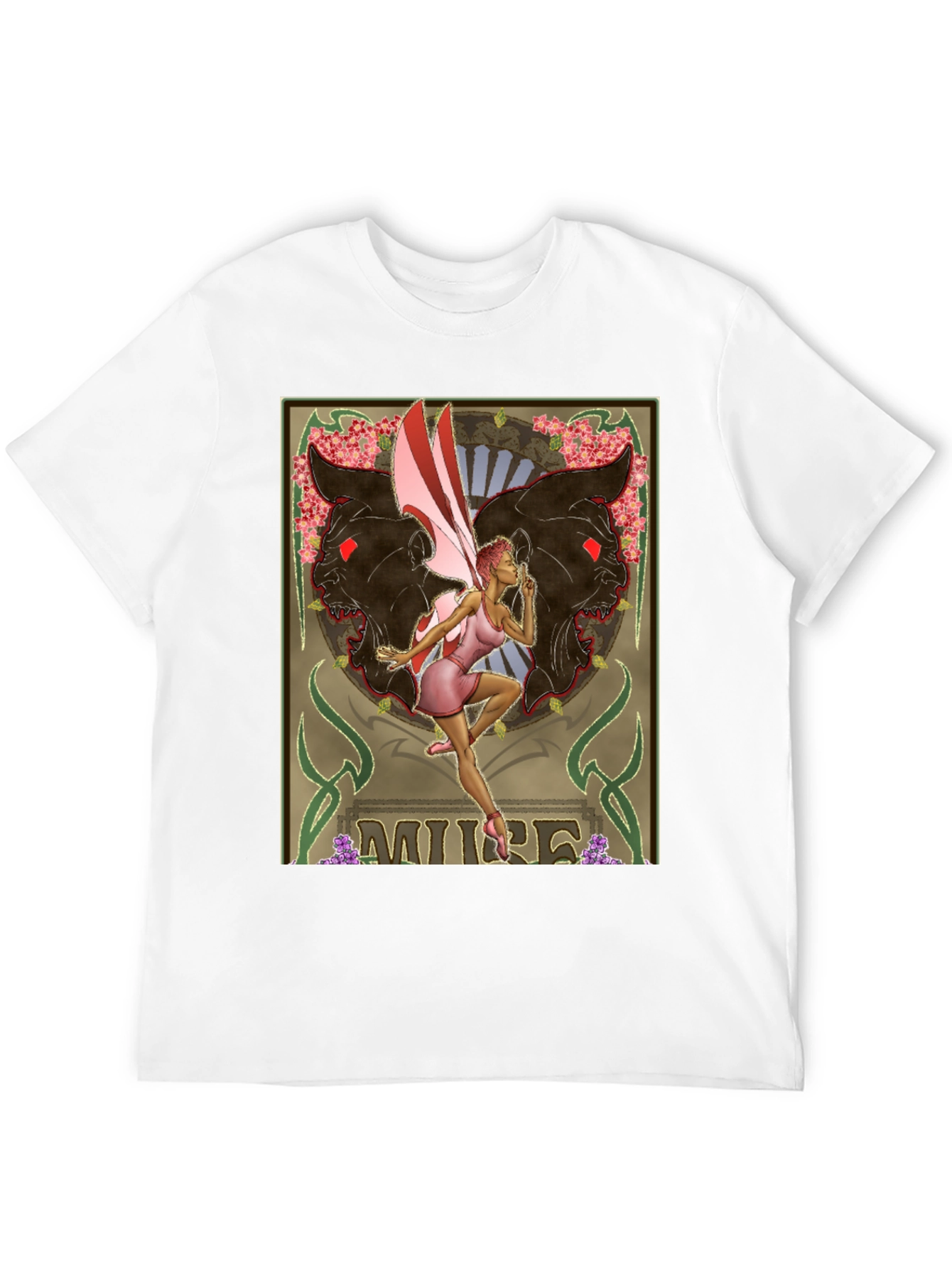 Muse Fairy Graphic Black T-Shirt