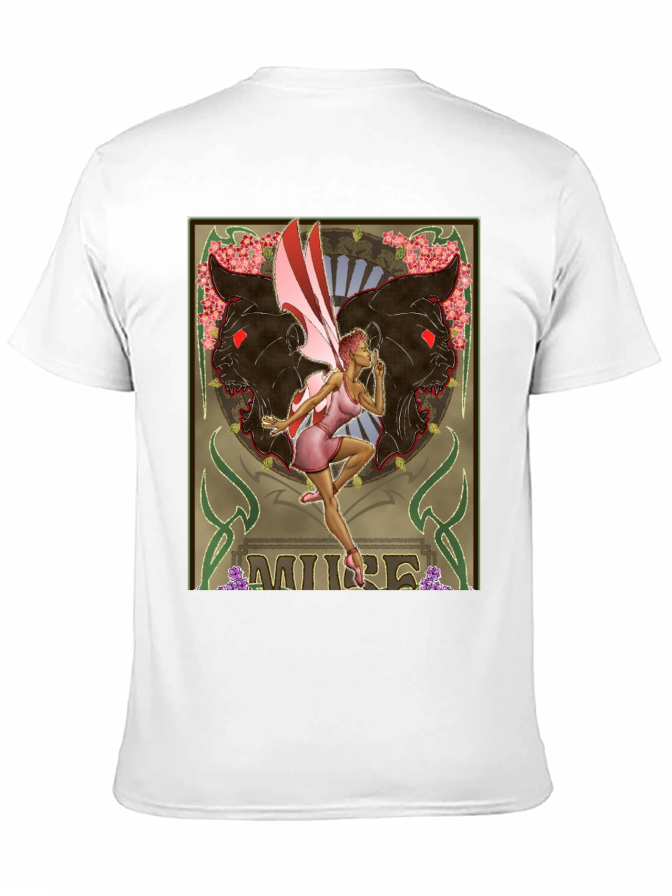Muse Fairy Graphic Black T-Shirt