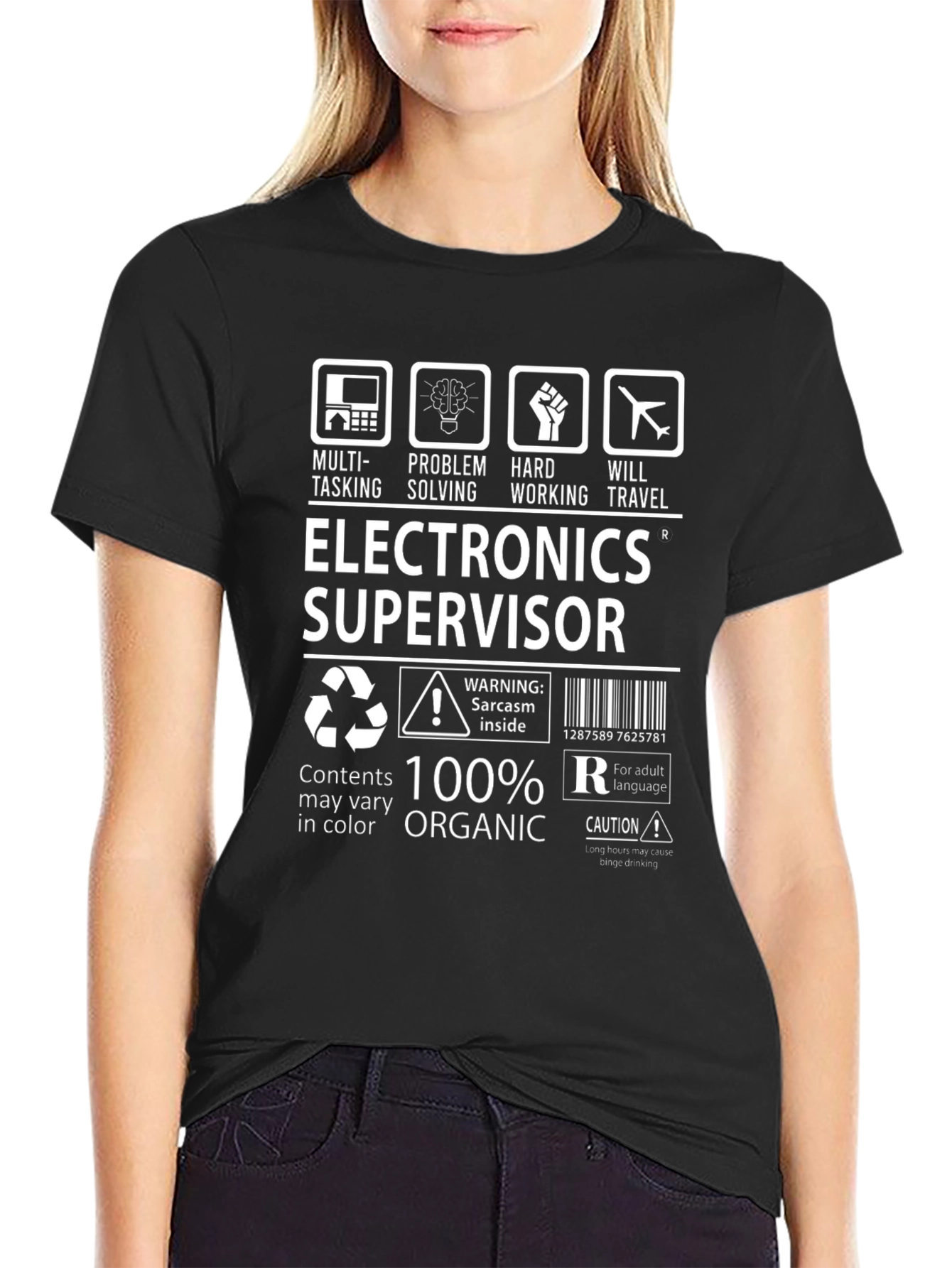 Electronics Supervisor T-Shirt - 100% Organic Cotton