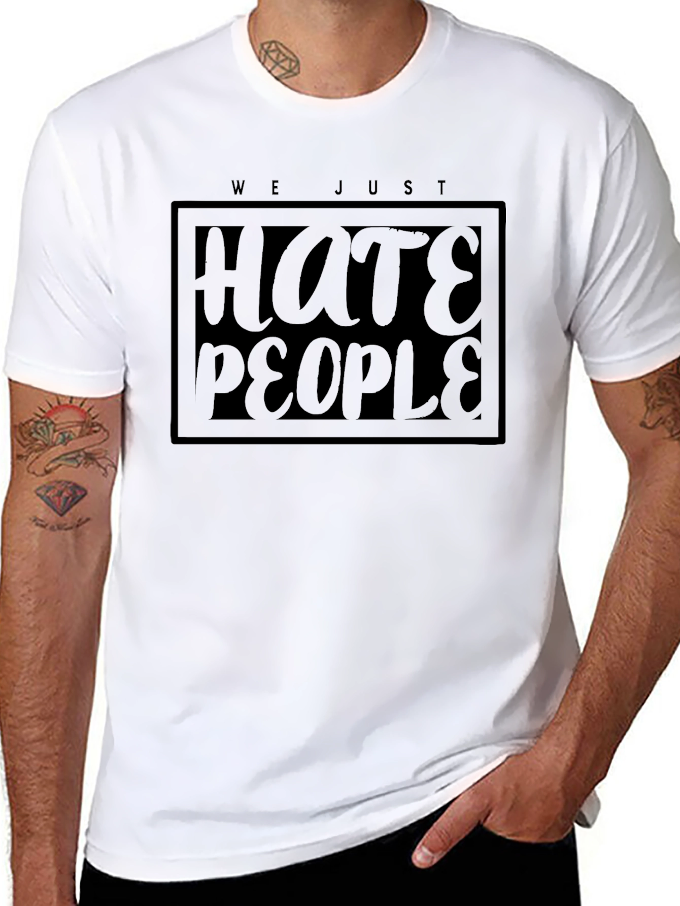 We Just Hate People Graphic T-Shirt