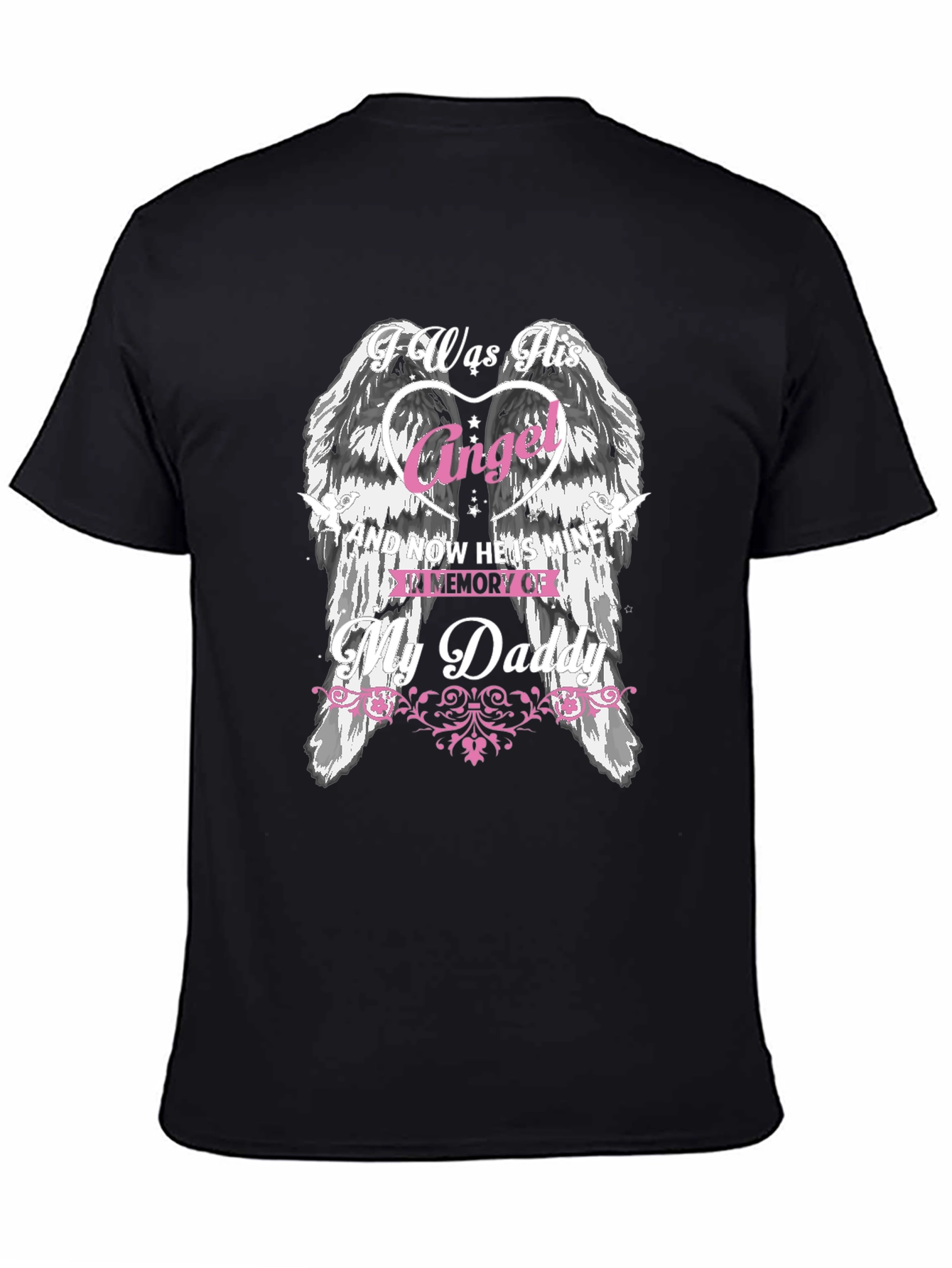 Memorial Angel Wings Daddy T-Shirt