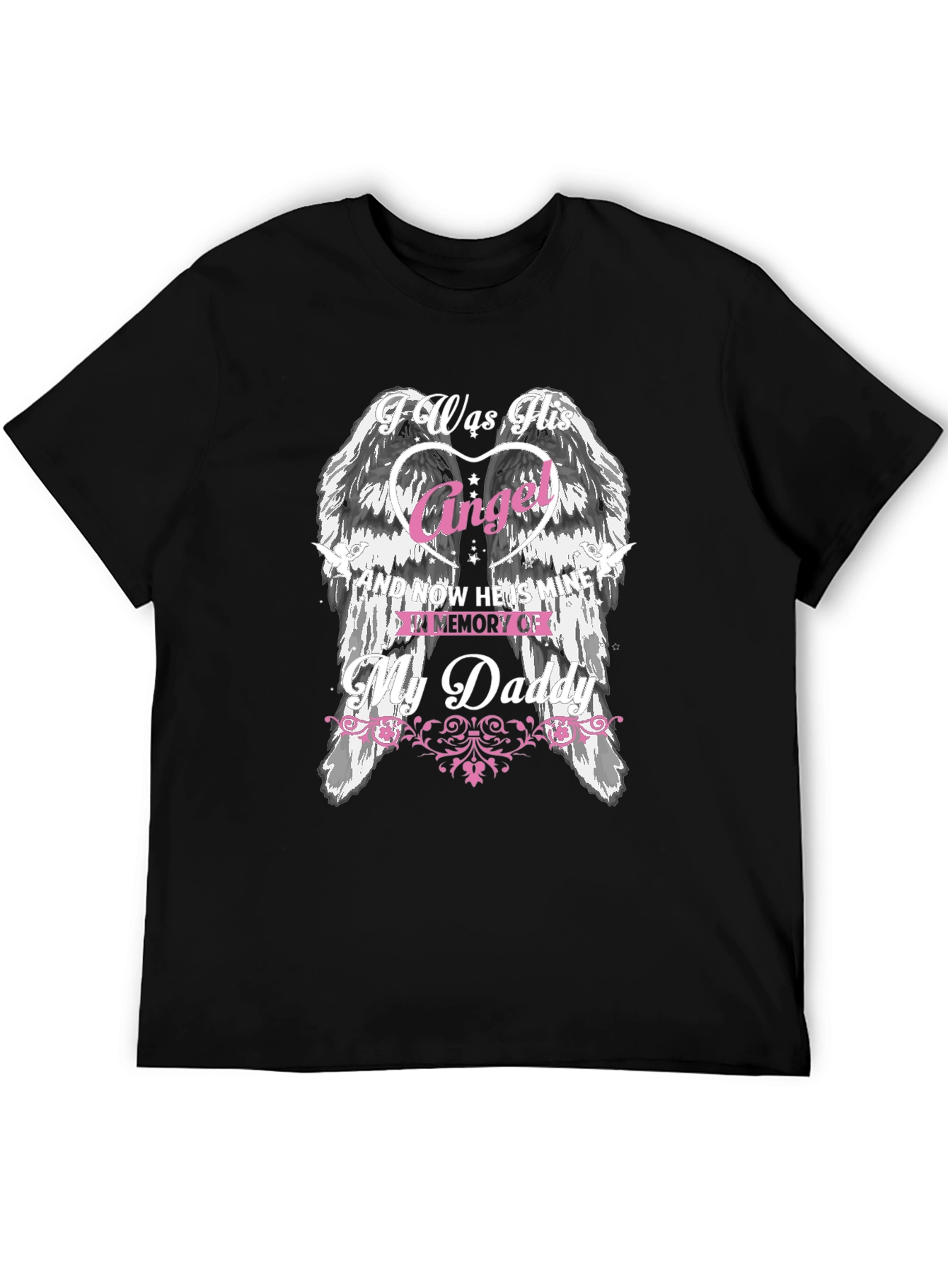 Memorial Angel Wings Daddy T-Shirt