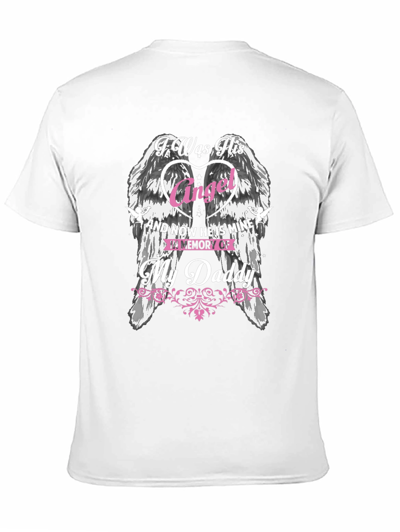 Memorial Angel Wings Daddy T-Shirt