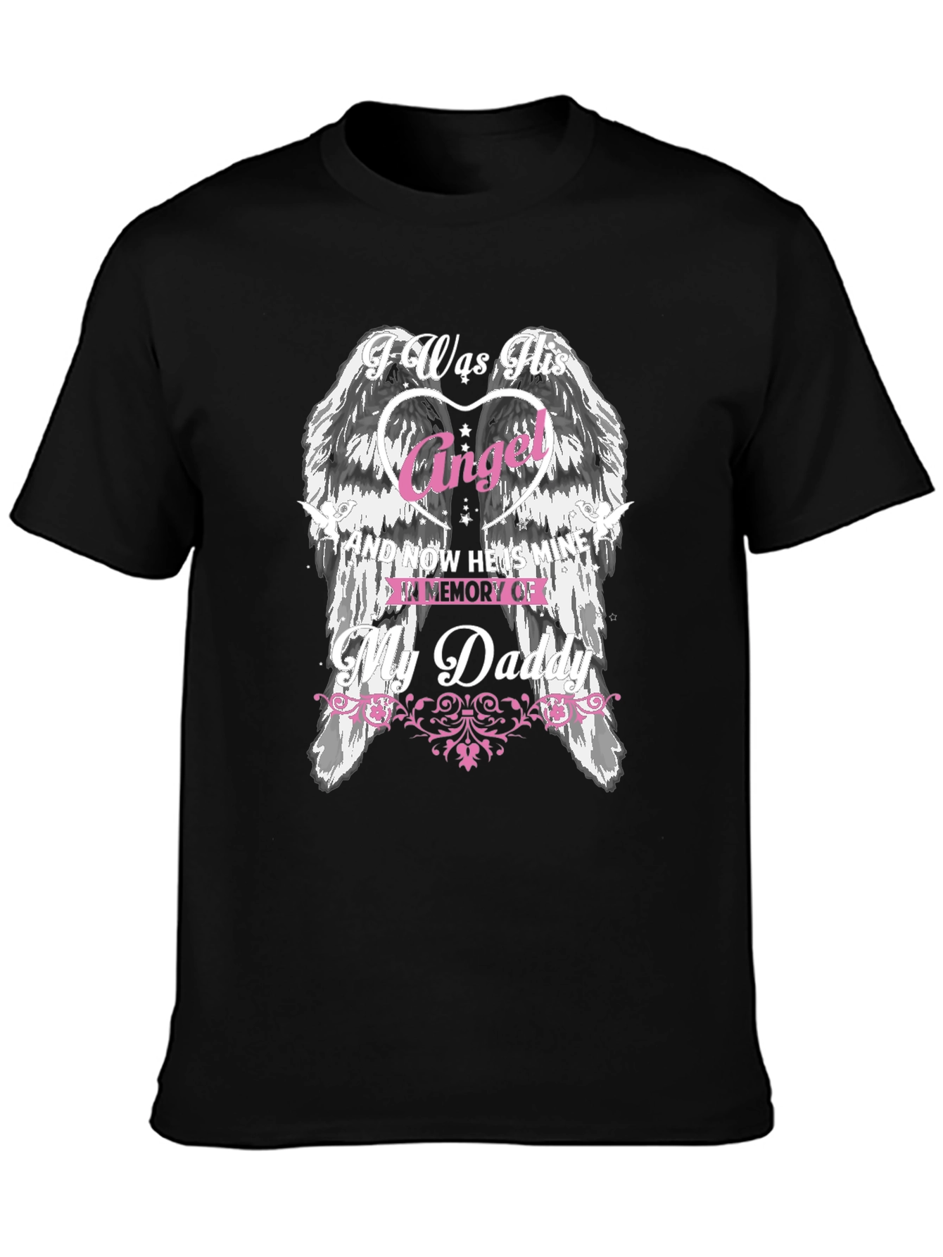 Memorial Angel Wings Daddy T-Shirt