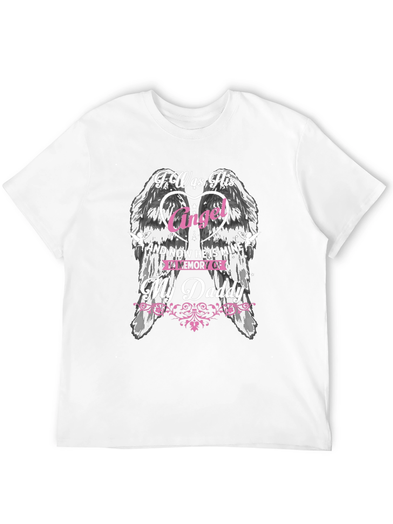 Memorial Angel Wings Daddy T-Shirt