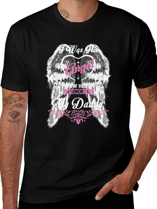 Memorial Angel Wings Daddy T-Shirt