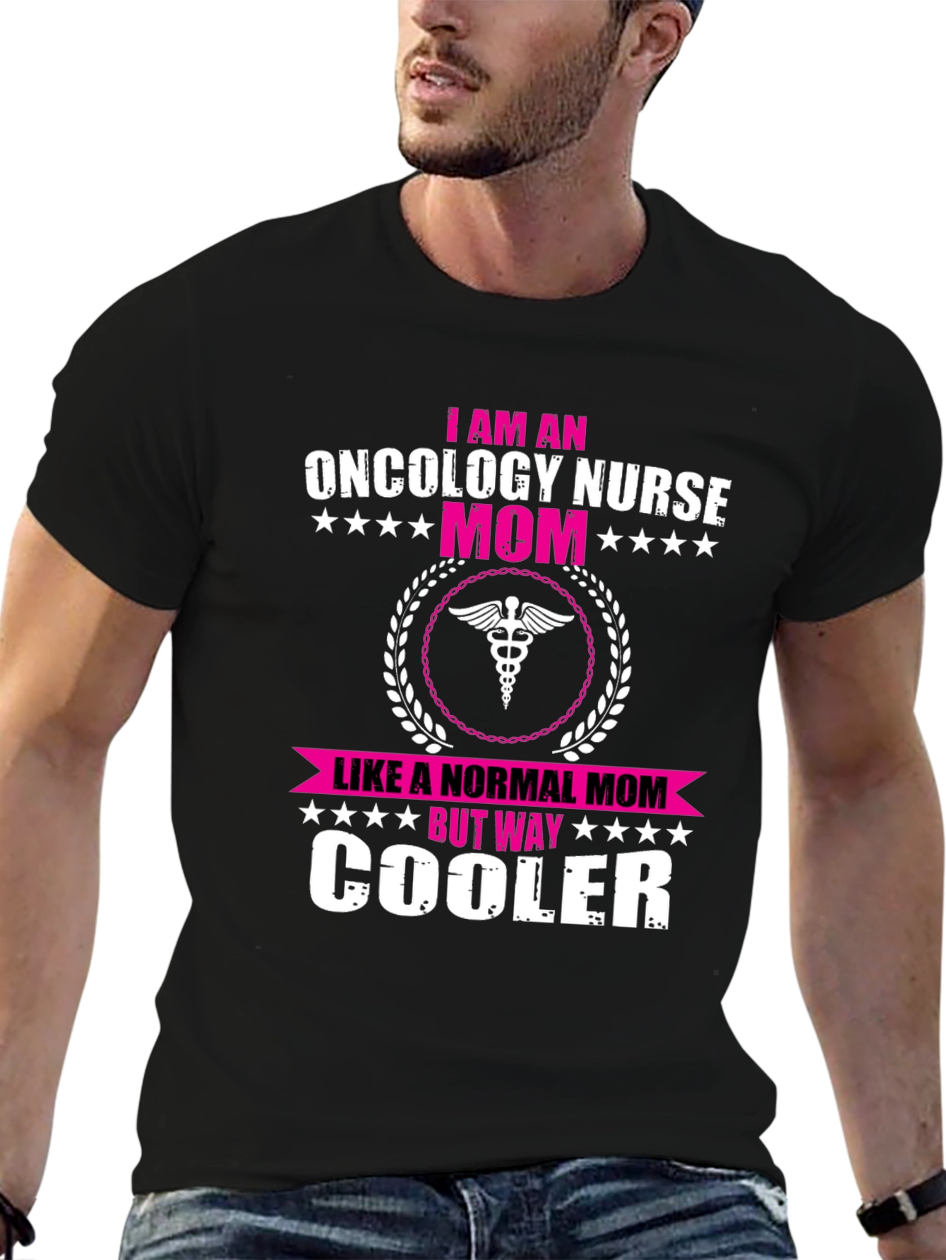 Oncology Nurse Mom T-Shirt - Cooler Than Normal!
