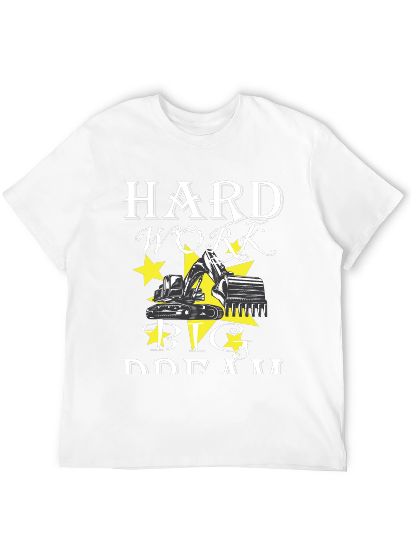 Hard Work Big Dreams Black T-Shirt
