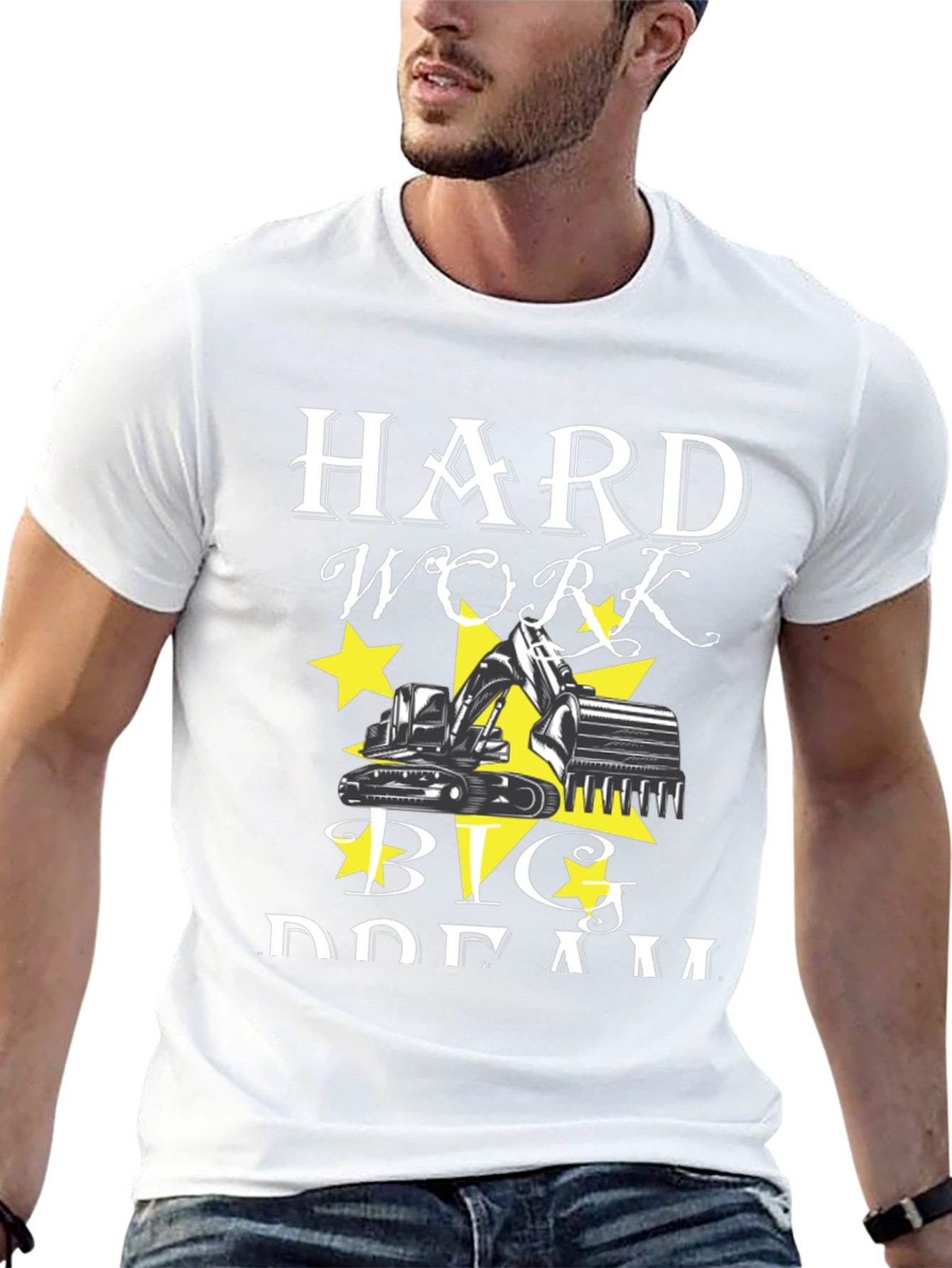 Hard Work Big Dreams Black T-Shirt
