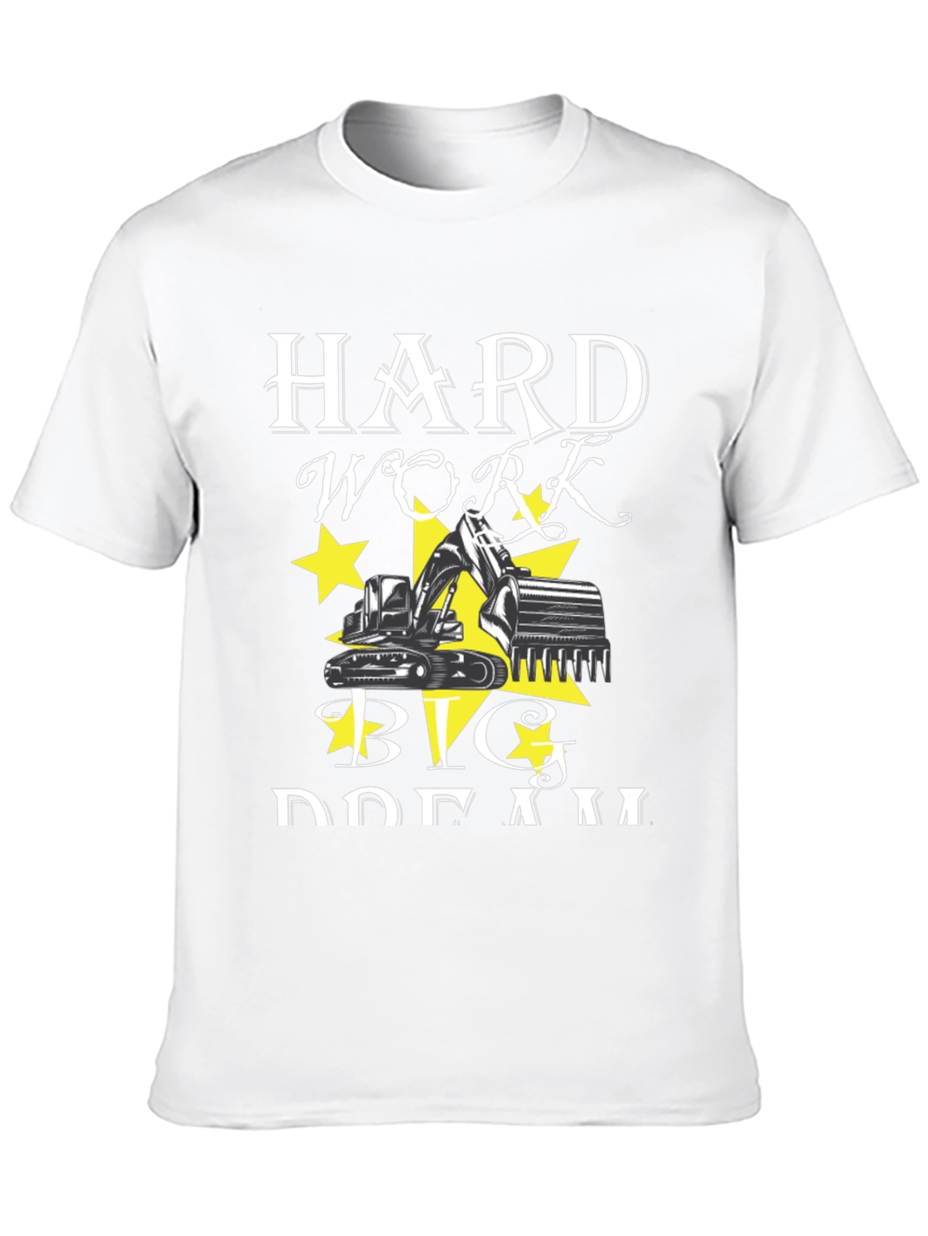 Hard Work Big Dreams Black T-Shirt