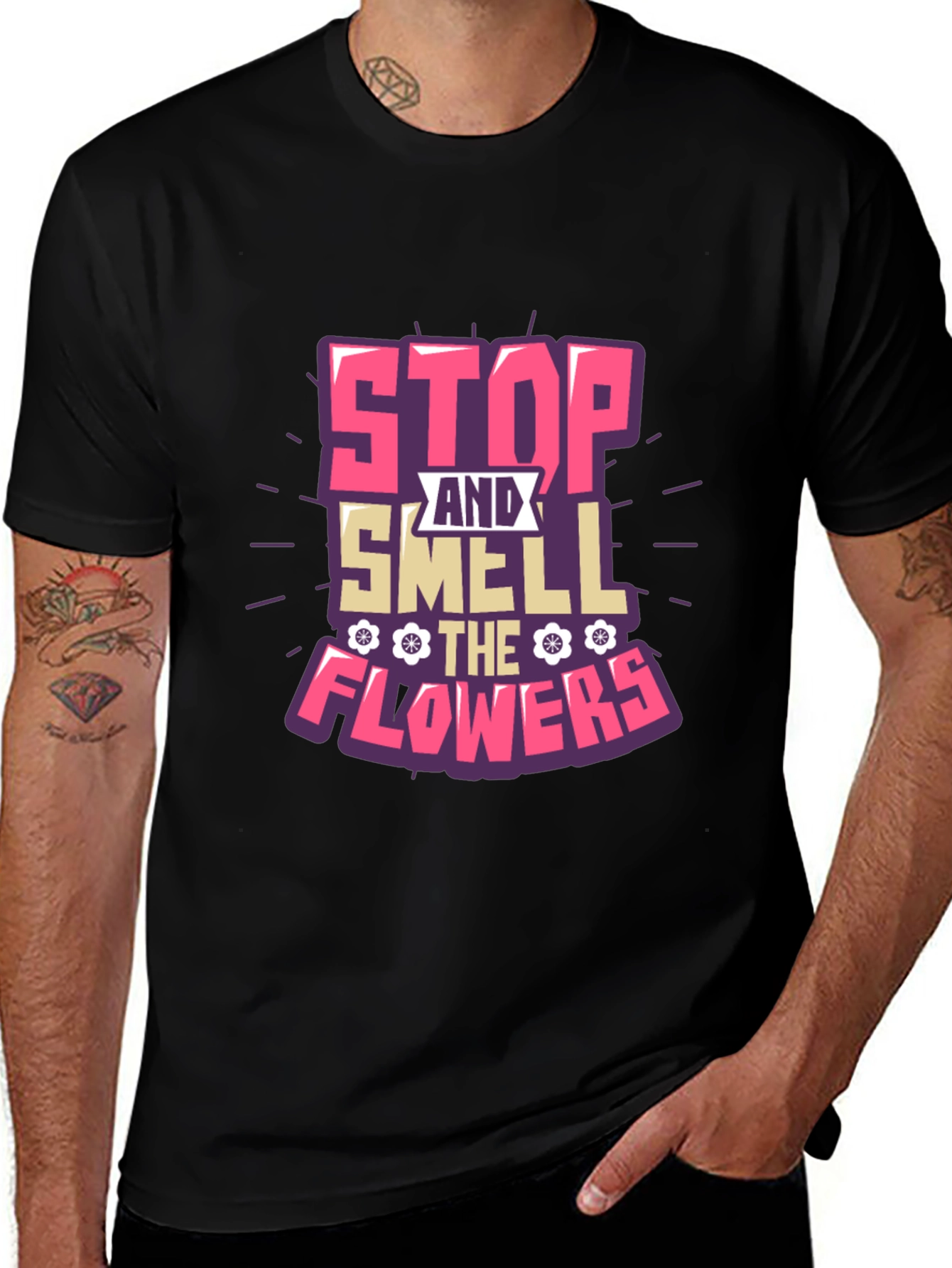 Stop and Smell the Flowers Graphic Tee