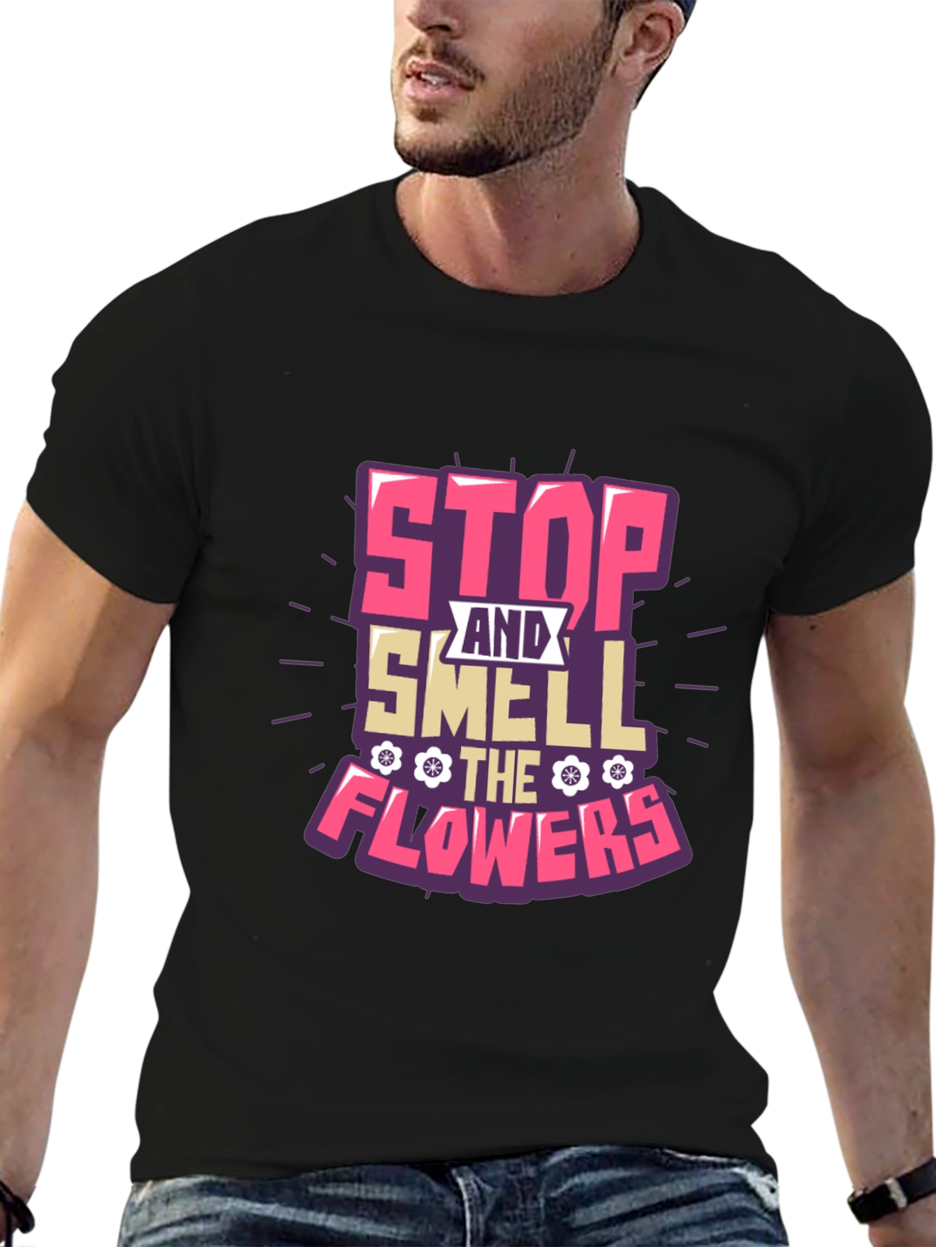 Stop and Smell the Flowers Graphic Tee