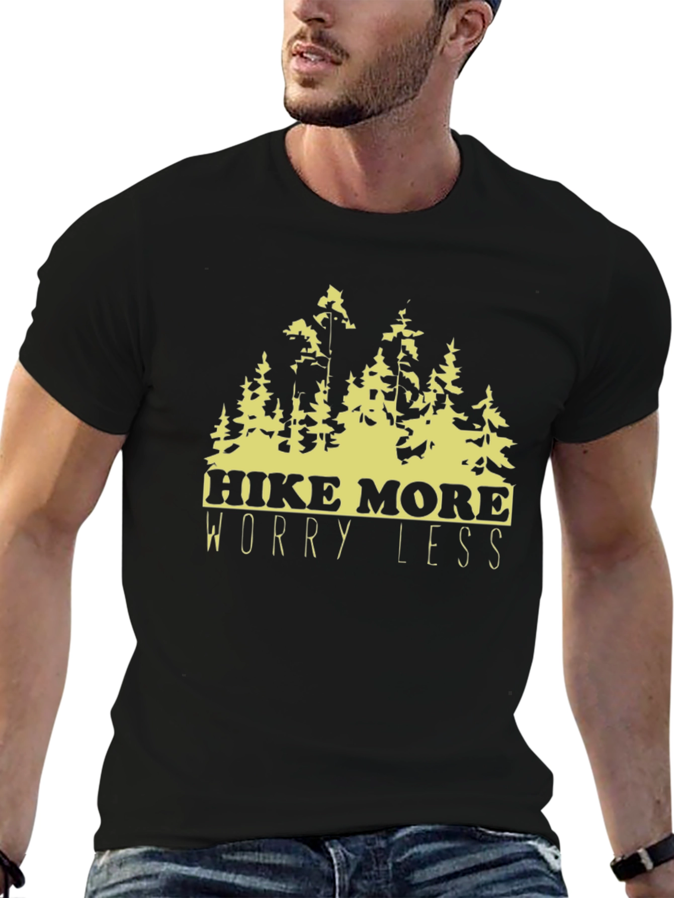 Hike More Worry Less Graphic T-Shirt
