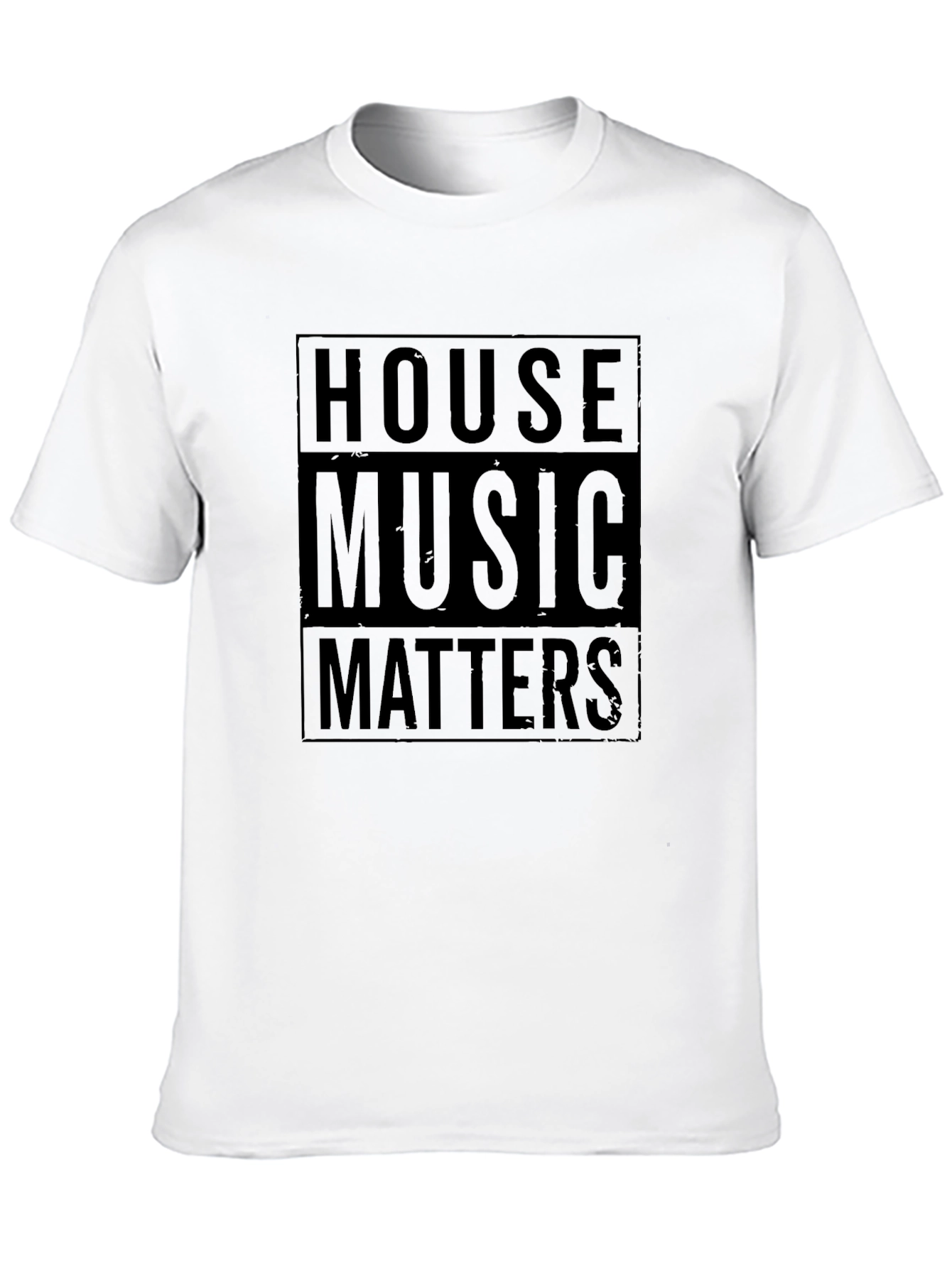 House Music Matters Black T-Shirt