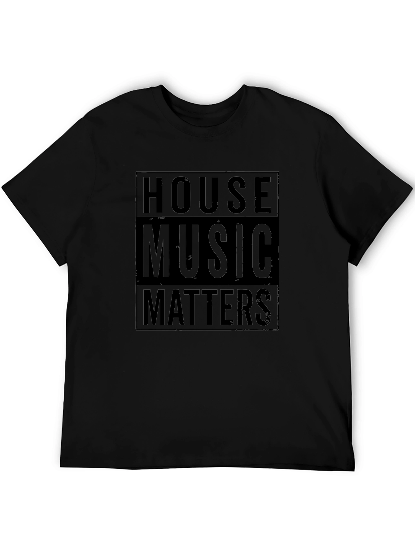 House Music Matters Black T-Shirt