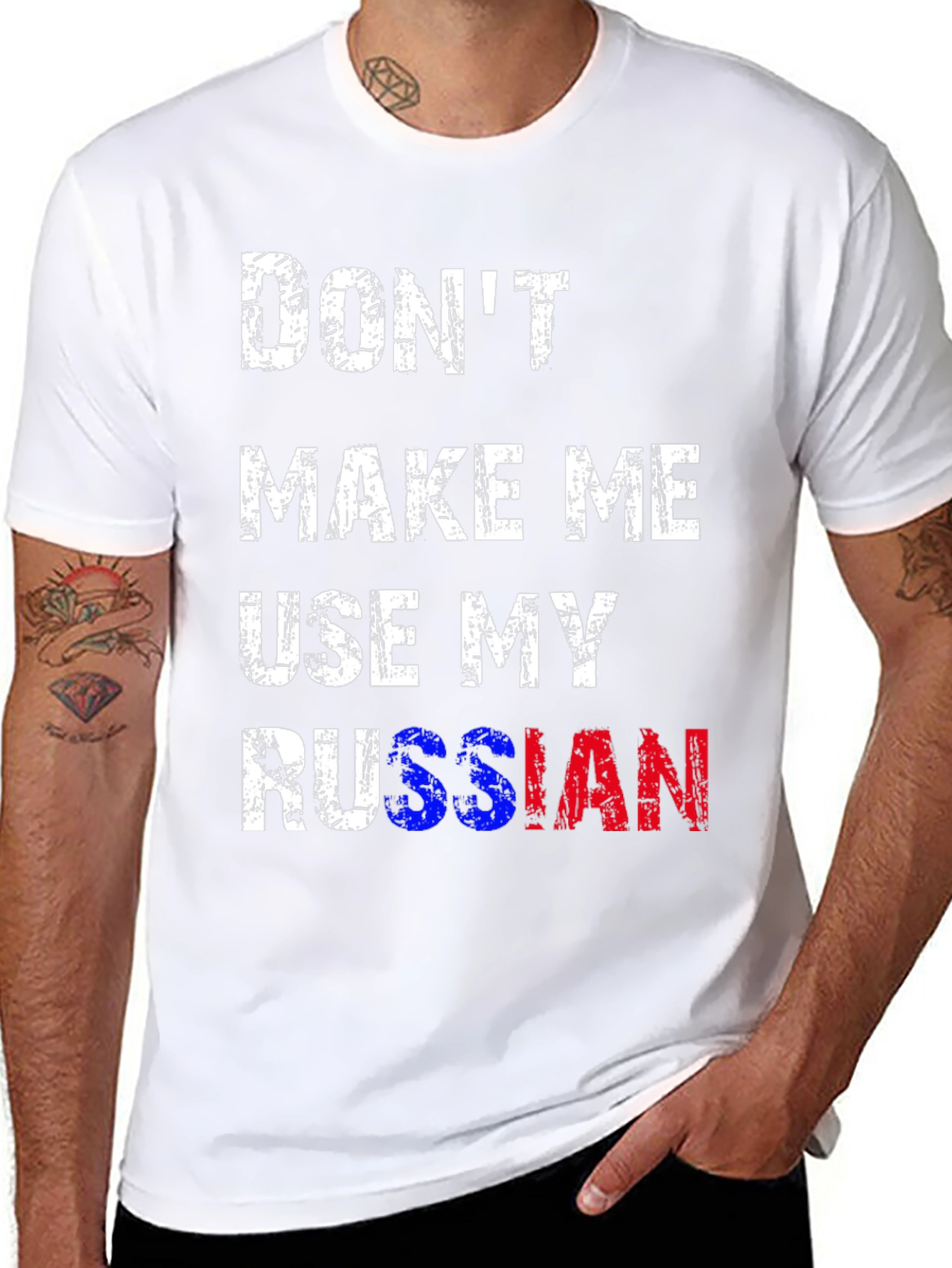 Dont Make Me Use My Russian T-Shirt