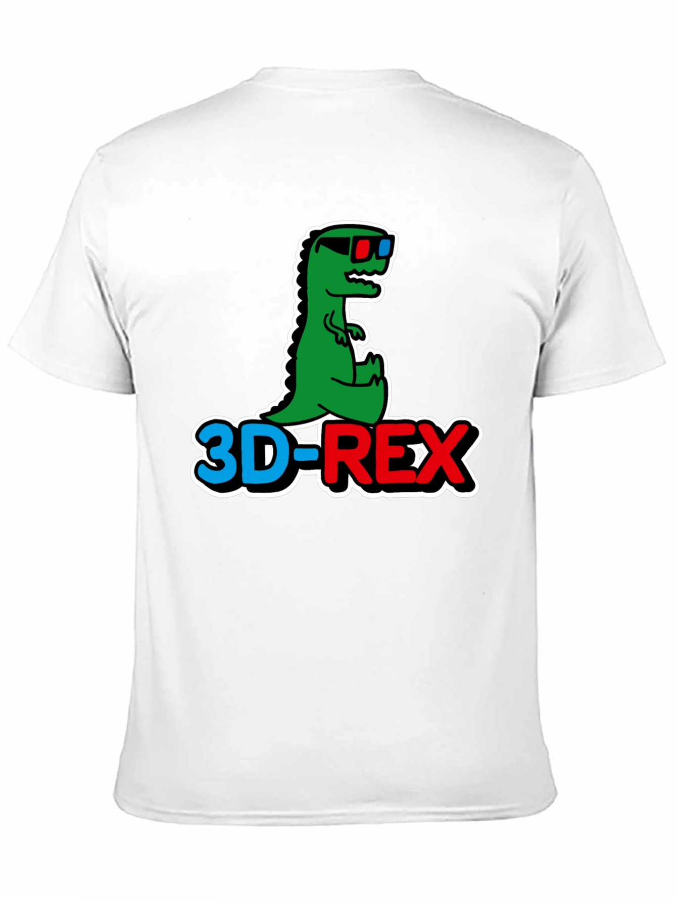 3D-REX Graphic T-Shirt - Trendy Dinosaur Tee