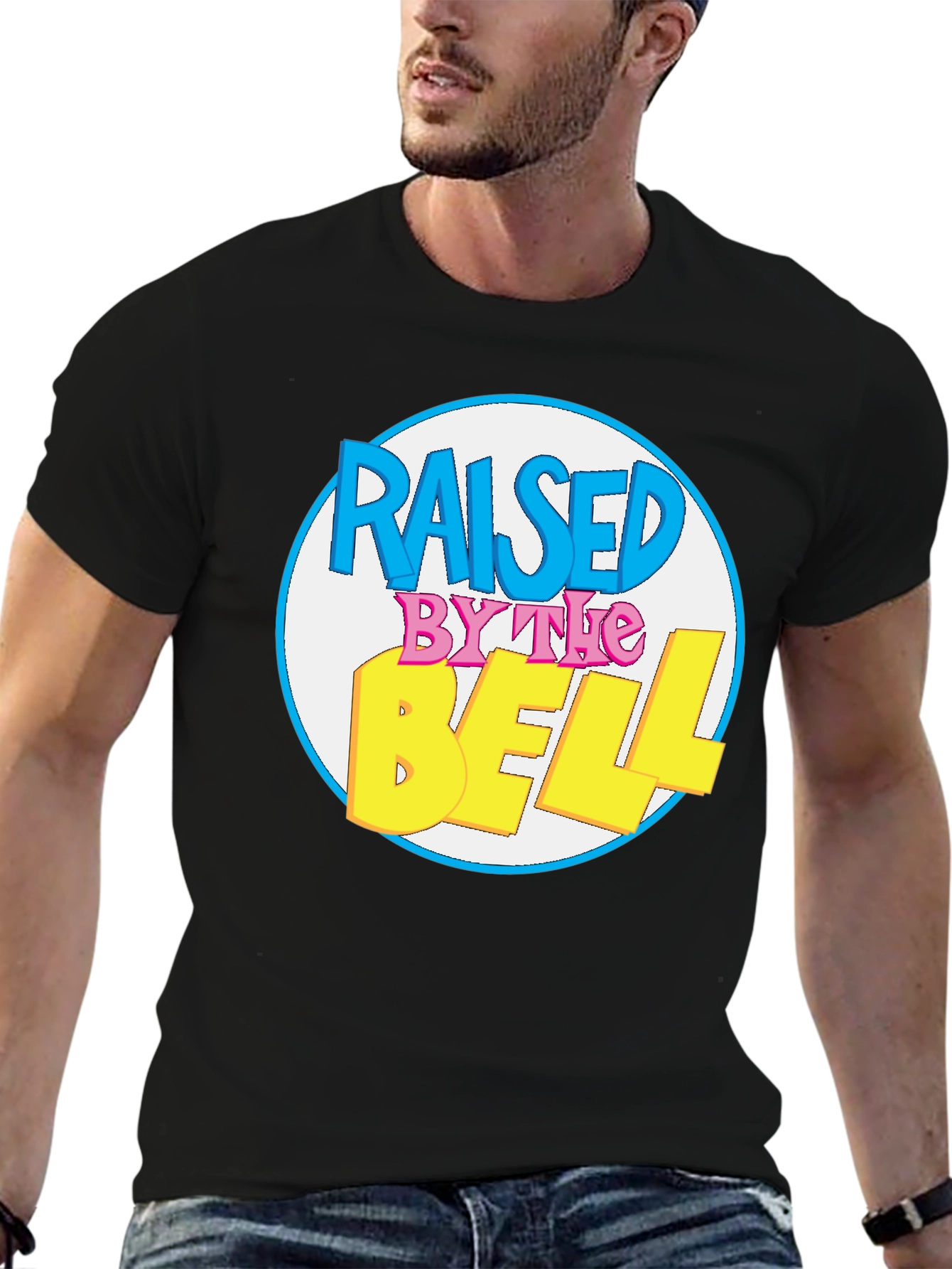 Raised by the Bell Black T-Shirt