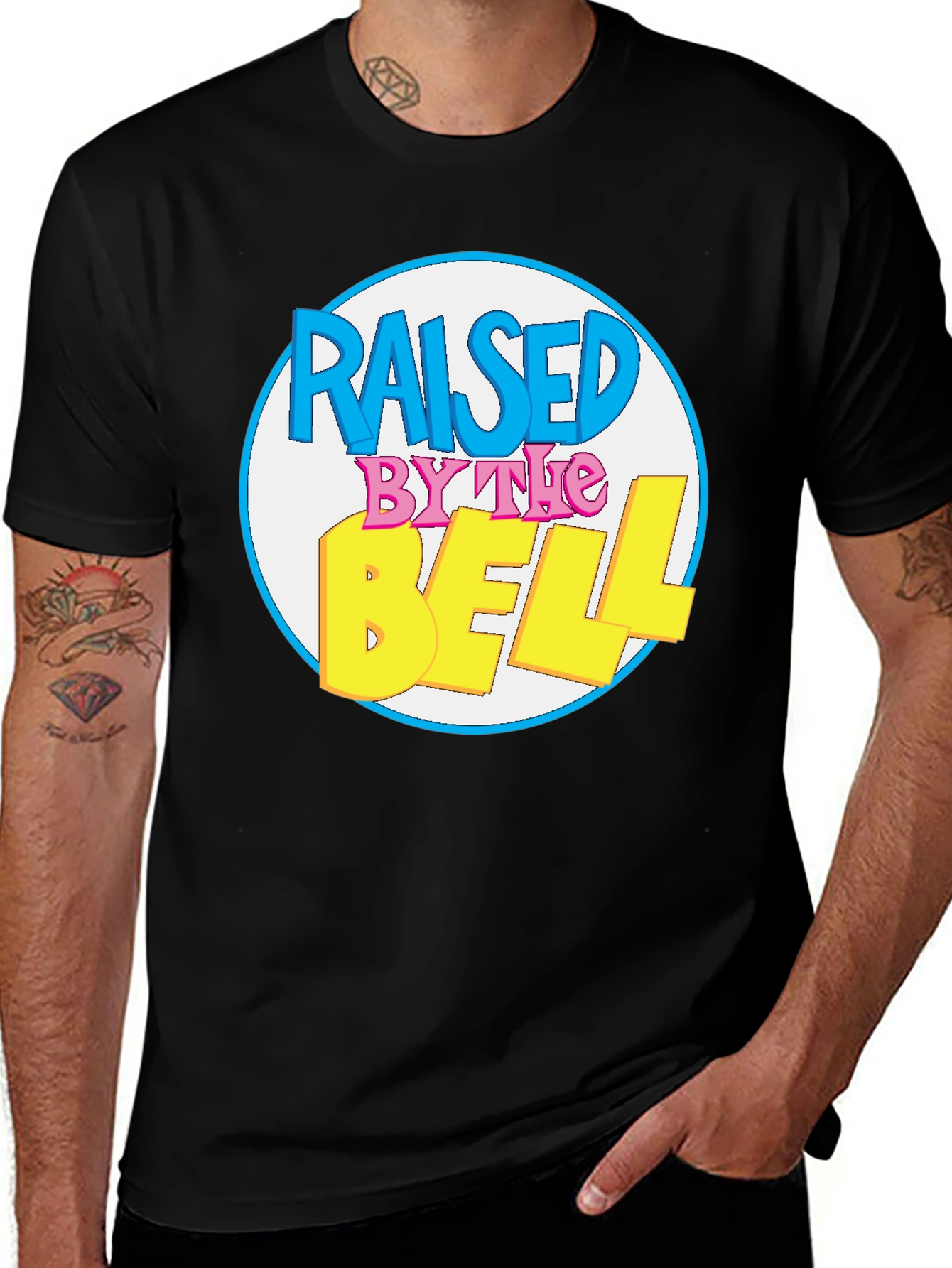 Raised by the Bell Black T-Shirt